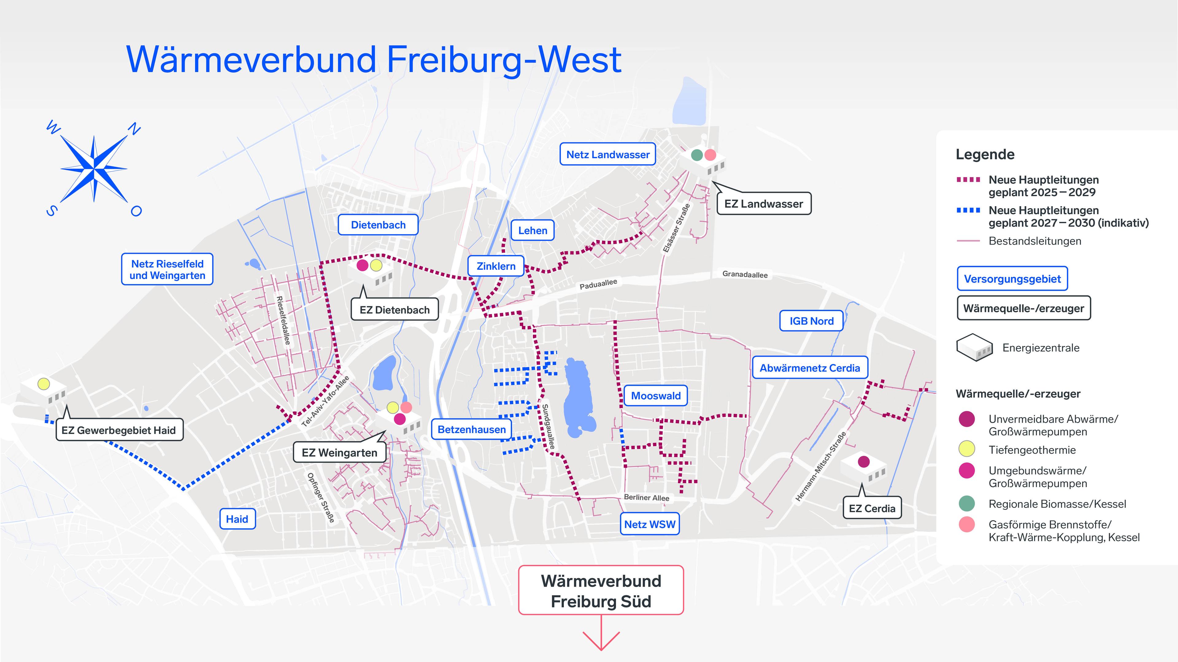 Wärmeverbund Freiburg-West