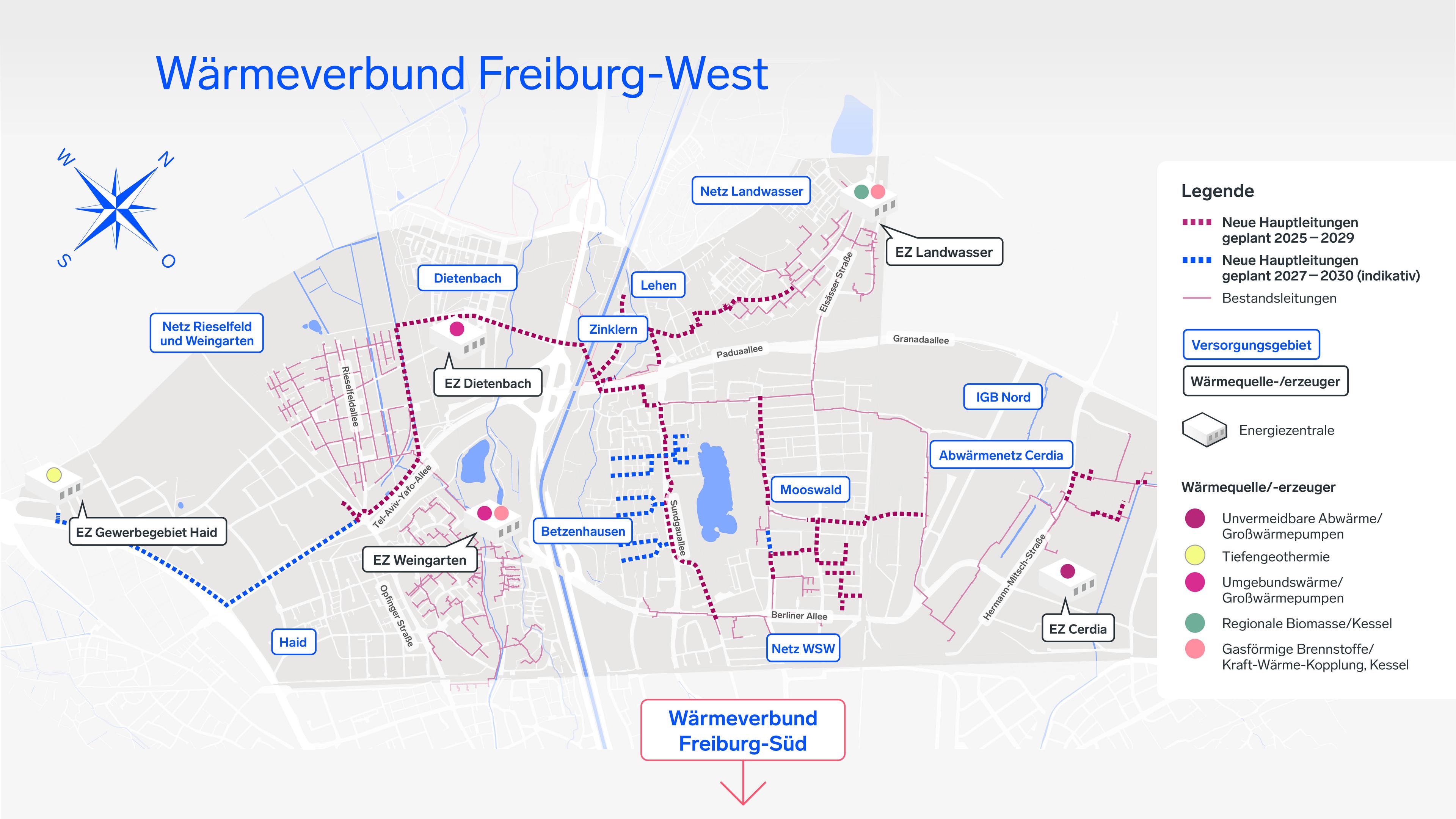 Wärmeverbund Freiburg-West