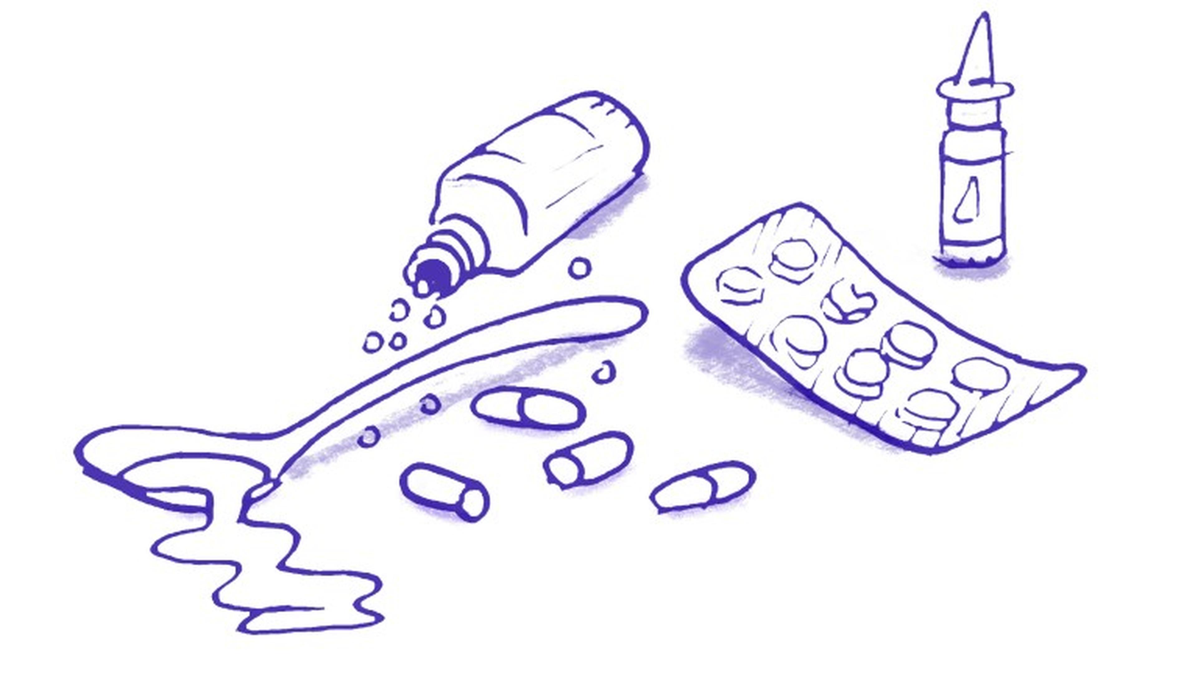 Illustration Medikamente