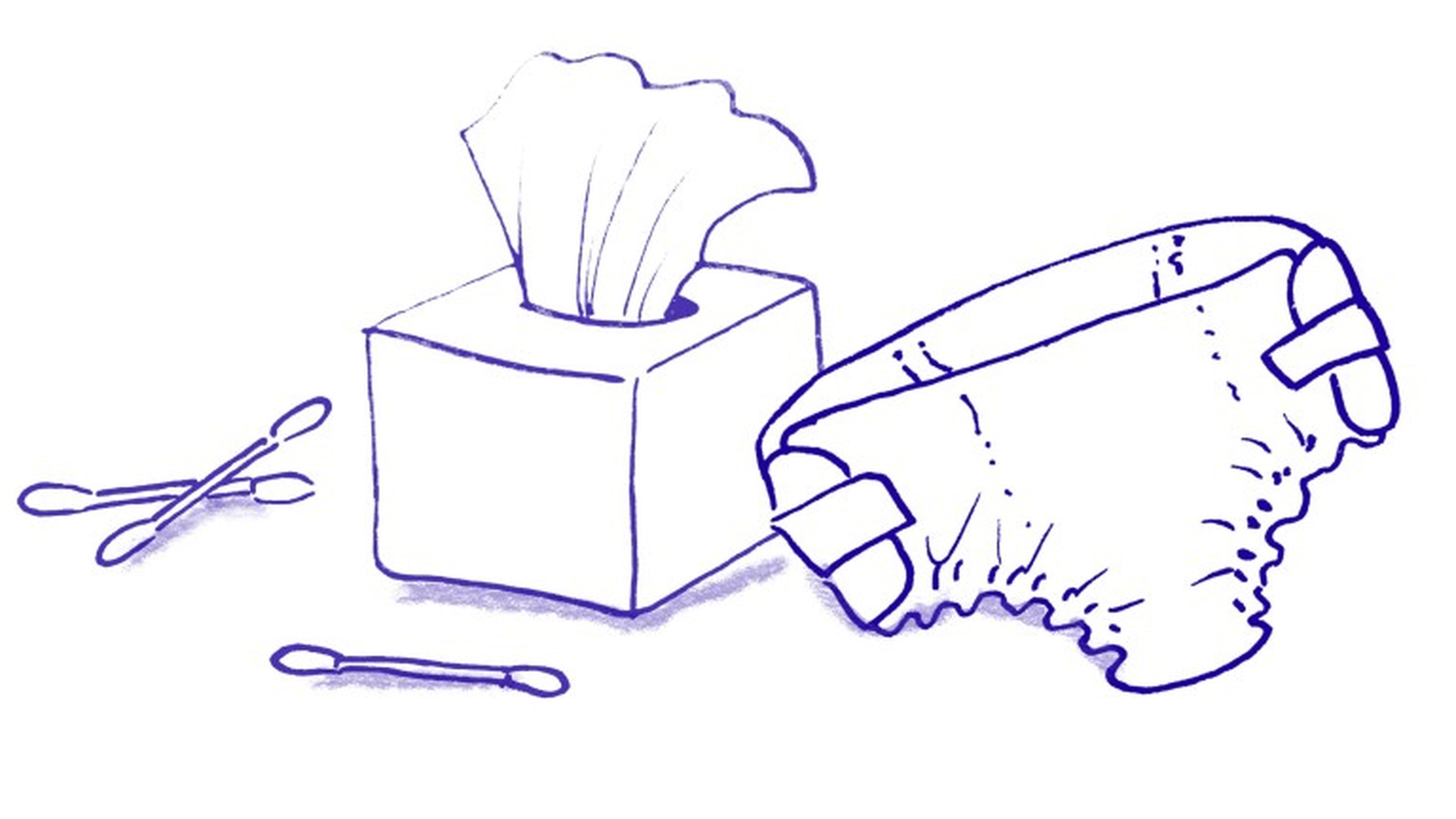 Illustration Hygieneartikel