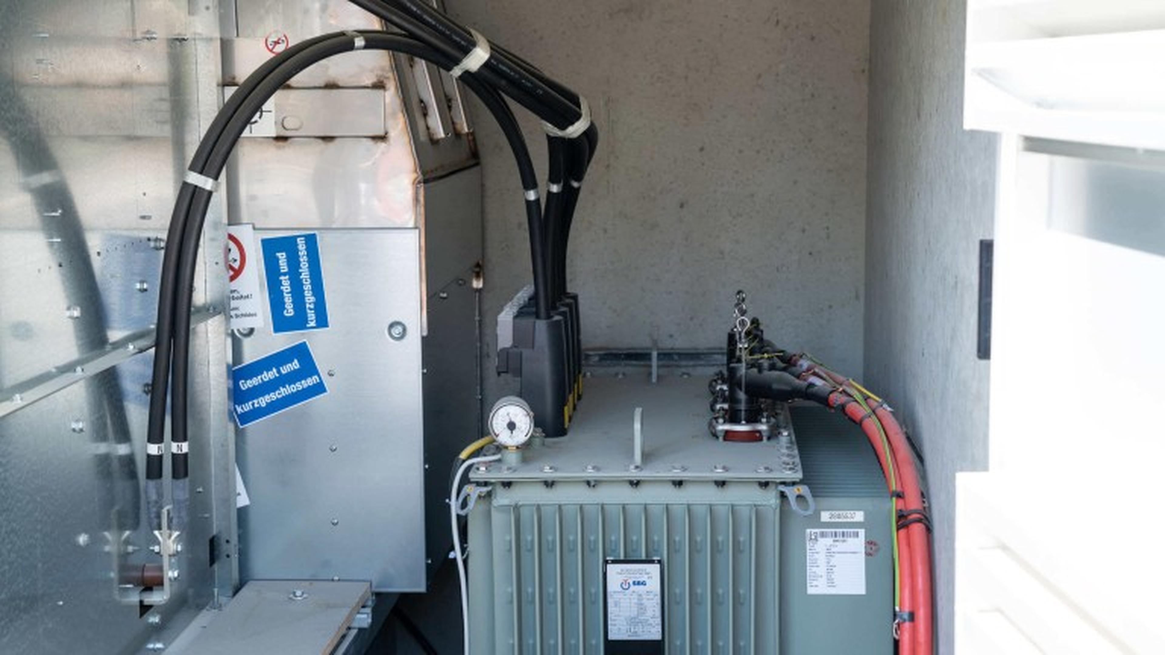 Anschluss Trafostation