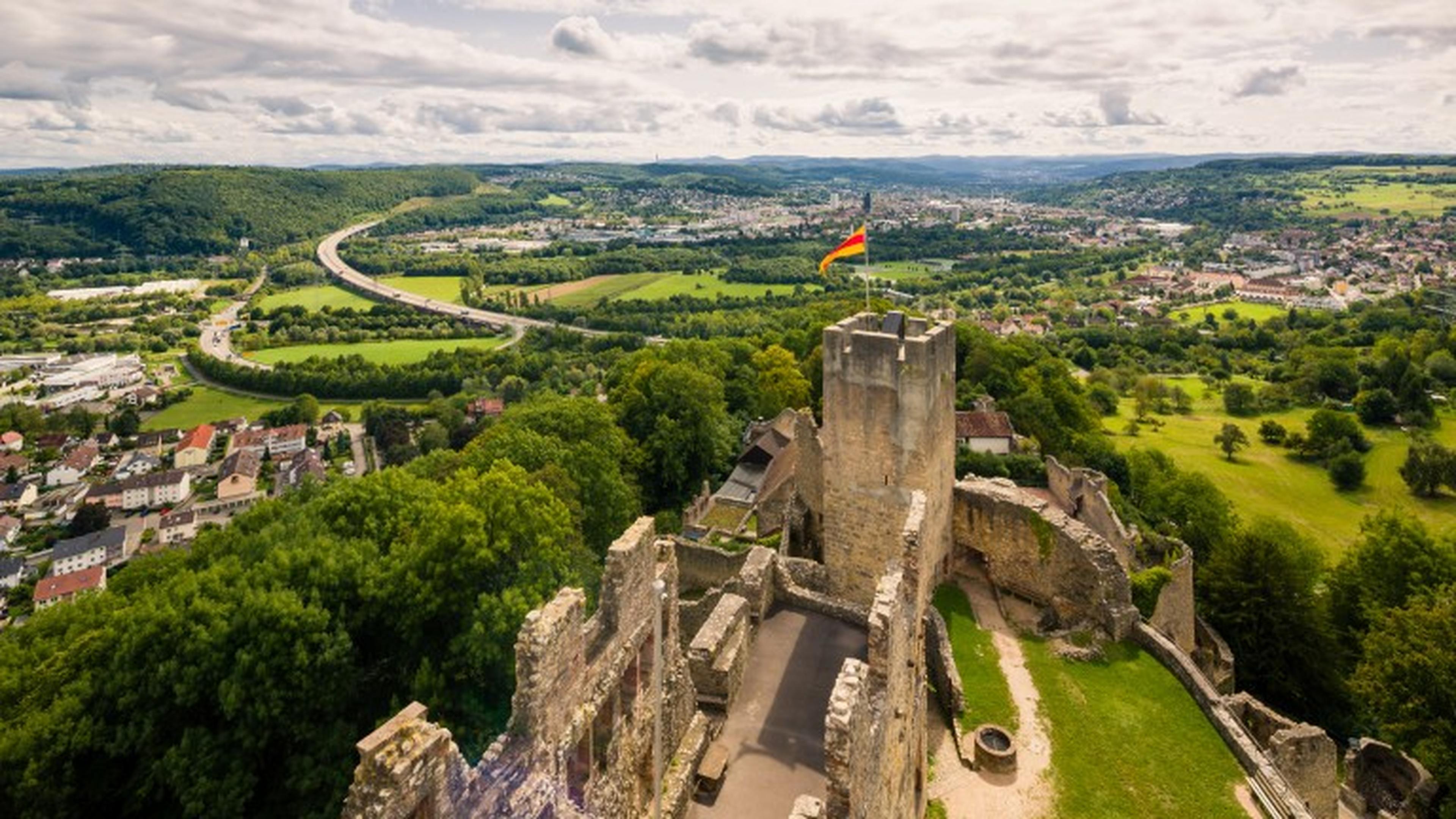Blick über die Lörracher Burg