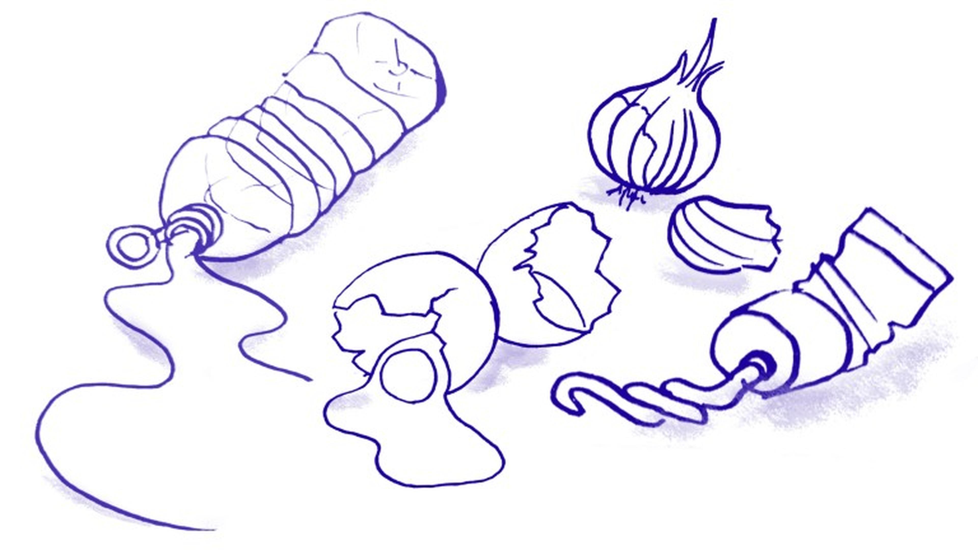 Illustration Speisereste