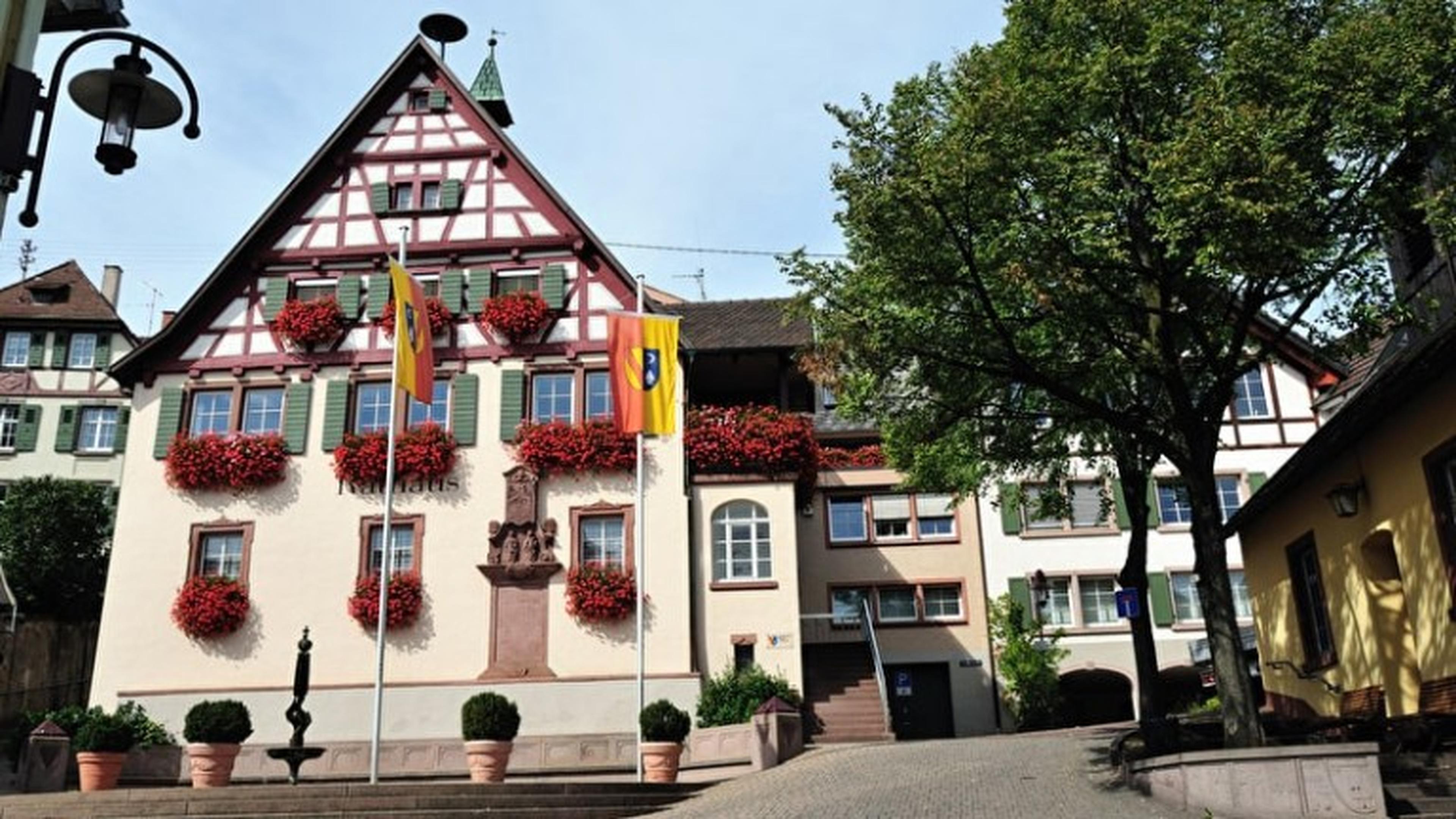 Das Rathaus in Bahlingen