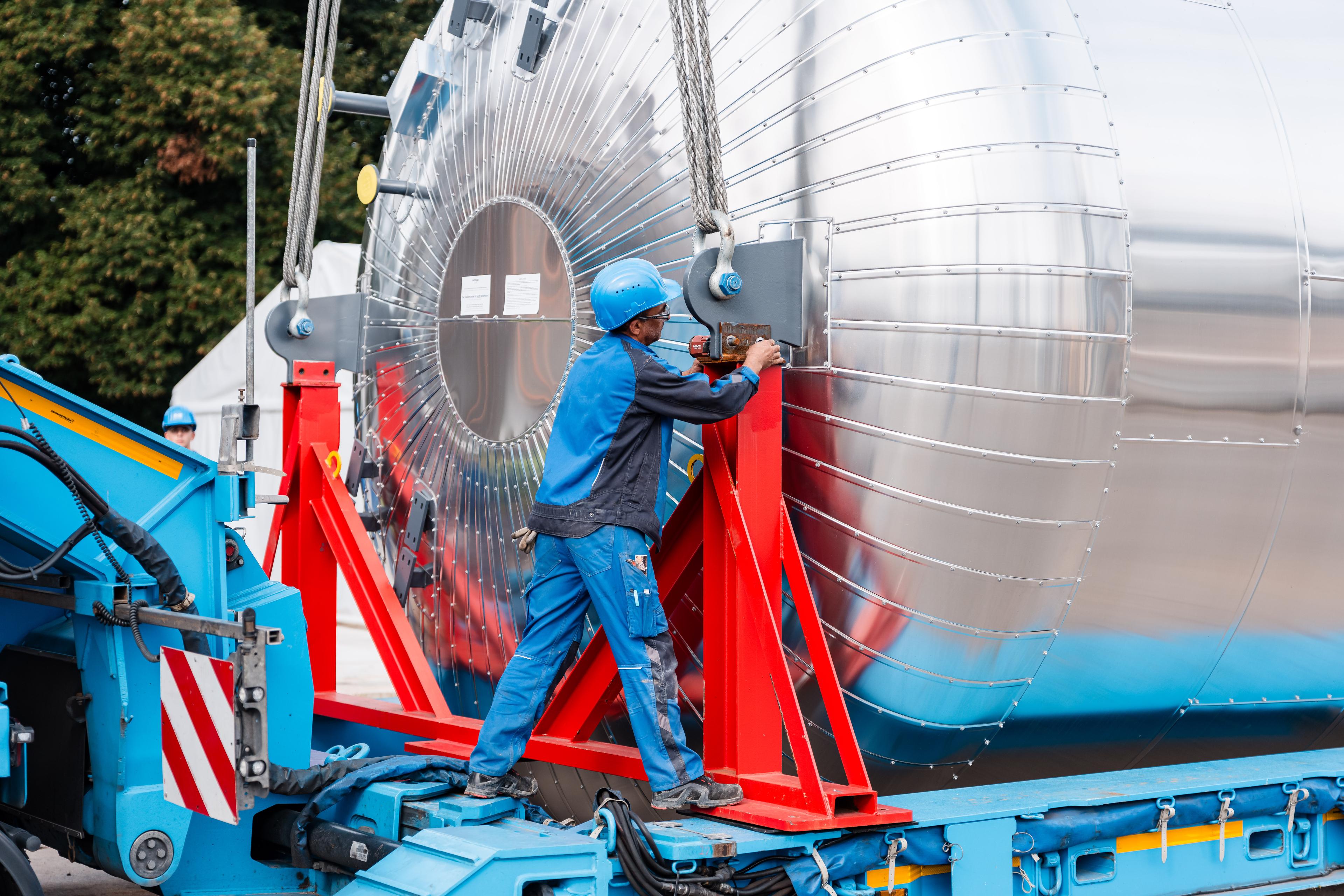 Anlieferung Wärmepumpen