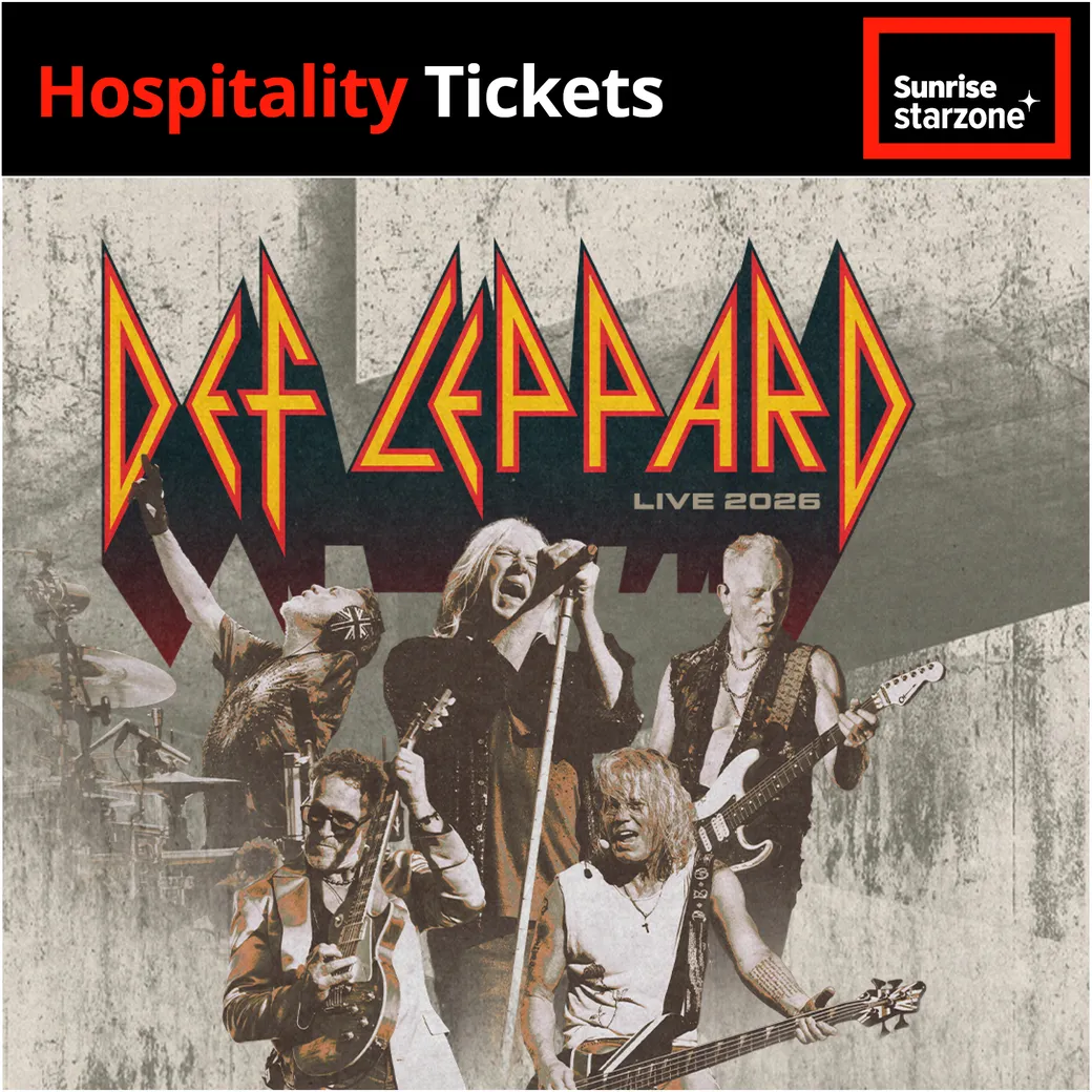 Event image for Def Leppard - Sunrise starzone Lounge