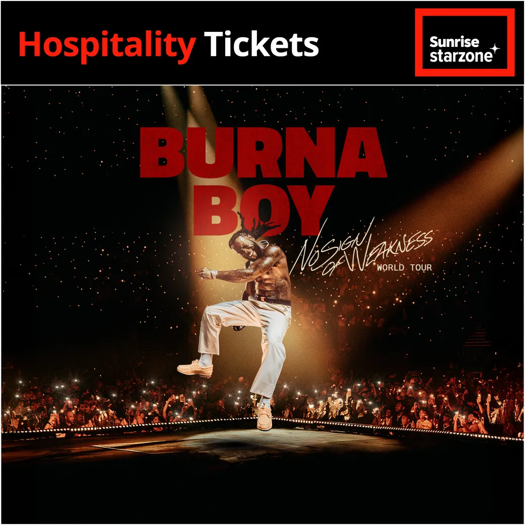 Event image for Burna Boy - Sunrise starzone Lounge
