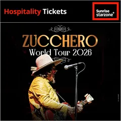 Event image for Zucchero - Sunrise starzone Lounge