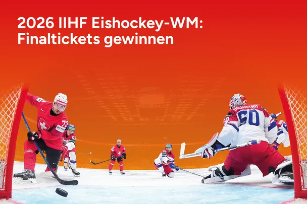Verlosung: Finaltickets für die 2026 IIHF Eishockey-WM
