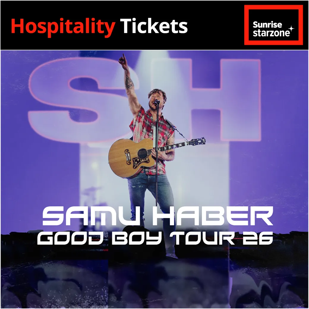 Event image for Samu Haber - XX TOUR 2026 - Sunrise starzone Lounge