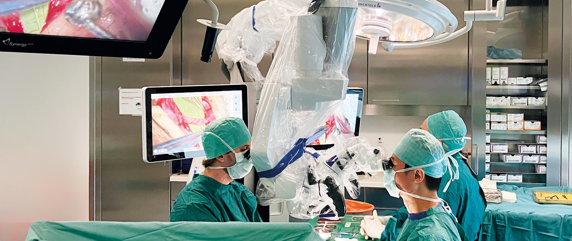 Operation mit großem Bildschirm