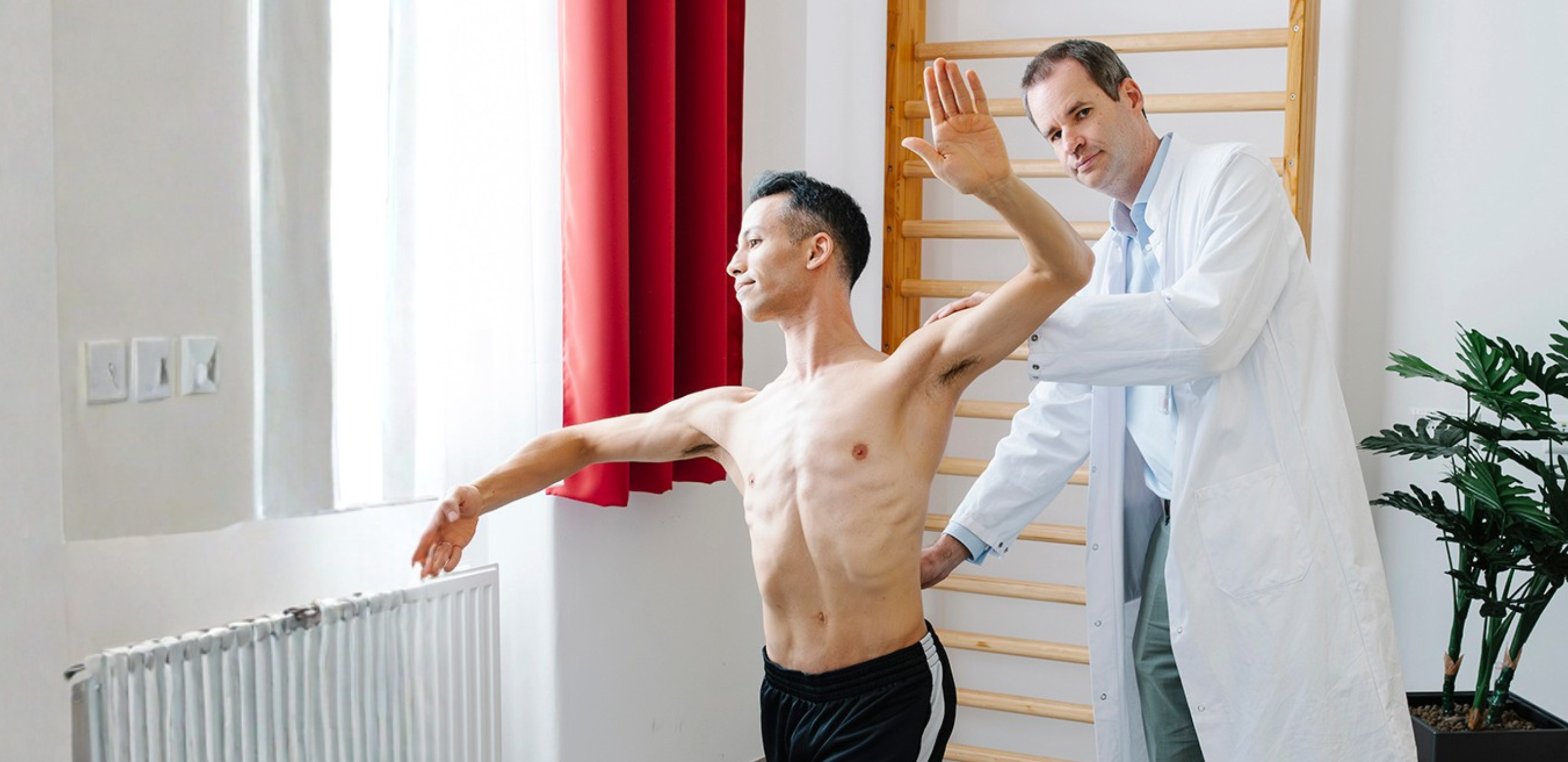 Tänzer beim Orthopäden