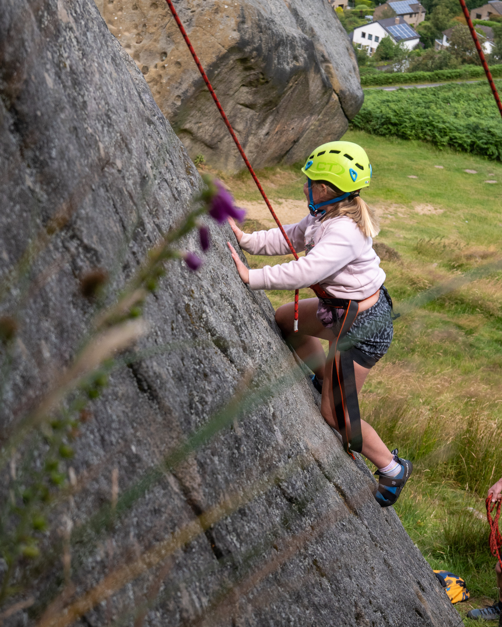 Rock Climbing at Ilkley Cow & Calf Rocks