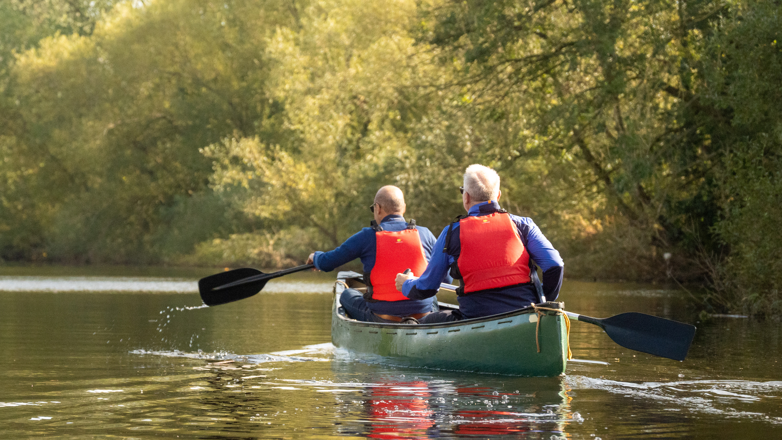 Canoeing on the River Ure