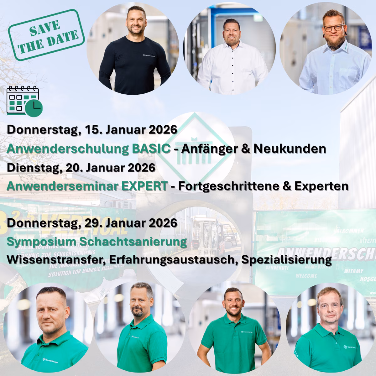 Save the Date Anwendertage 2026 der Brandenburger Liner