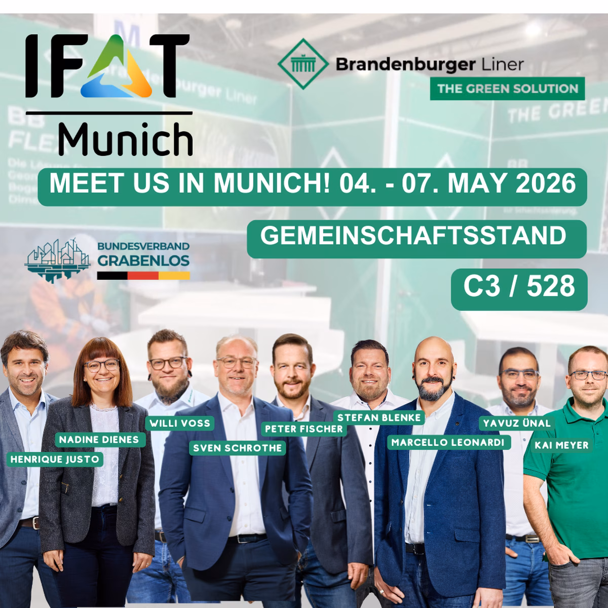 Messe IFAT Standteam