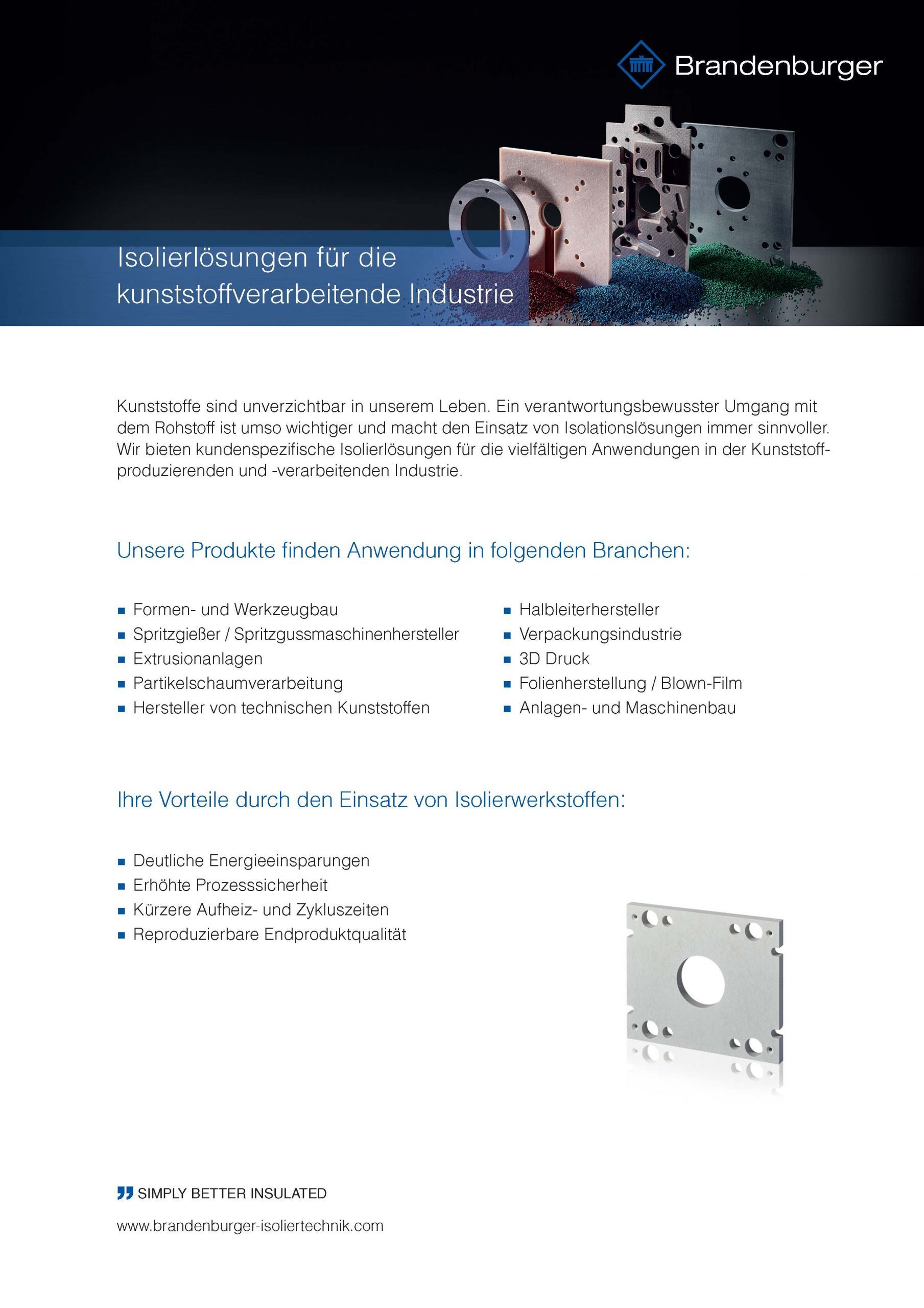 Insulation solutions for the plastics processing industry Insulation solutions for the plastics processing industry Preview