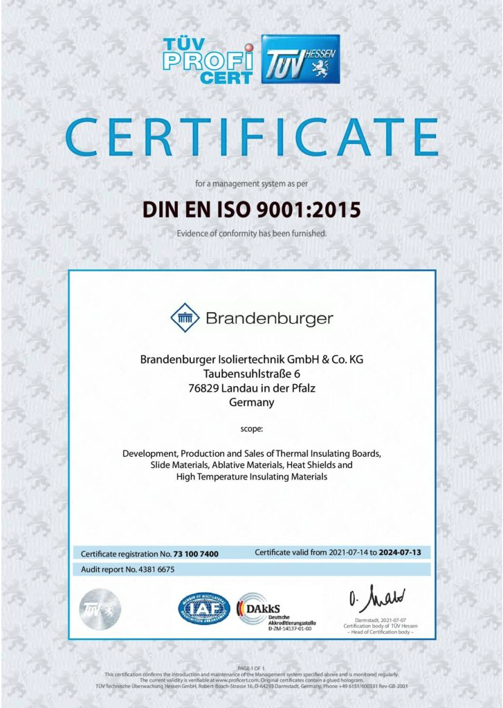 QM certificate – DIN EN ISO 9001 QM certificate – DIN EN ISO 9001 Preview