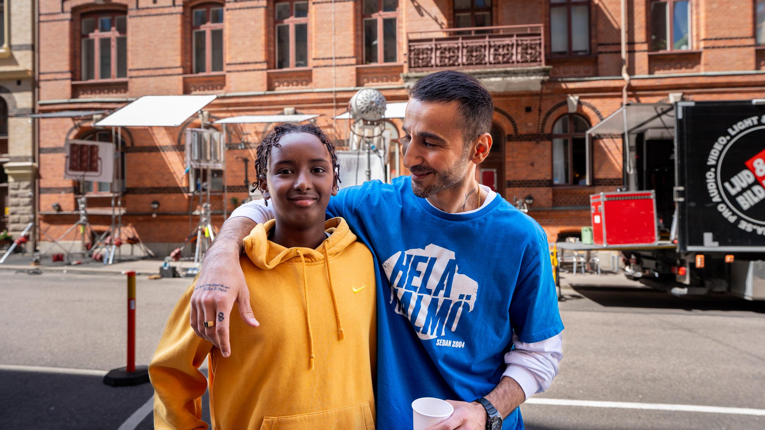 Skådespelarna Rudwan Socdal & Peshang Rad. Foto: Joel Lager / Film i Väst