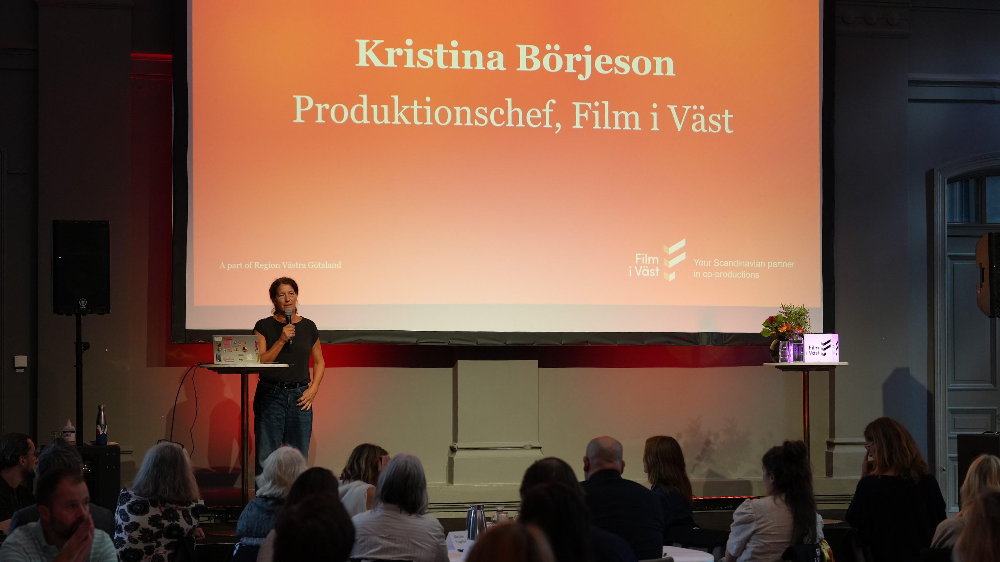 Kristina Börjeson, produktionschef på Film i Väst. Foto: Joel Lager / Film i Väst