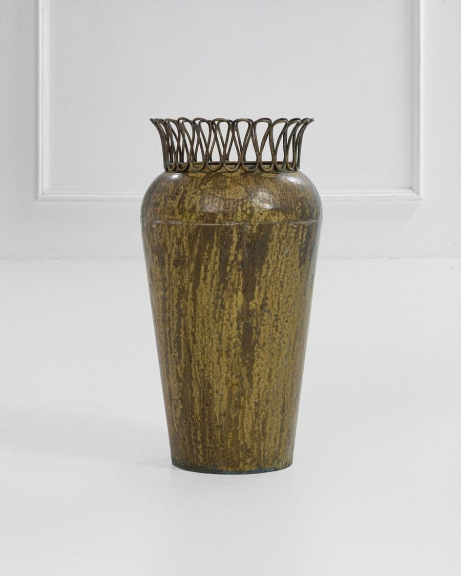 Large Brass Vase