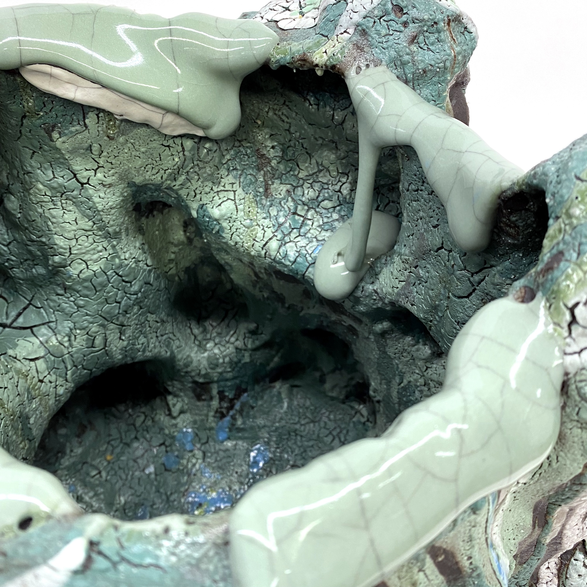 Cave Vessel: Green Malachite - 4