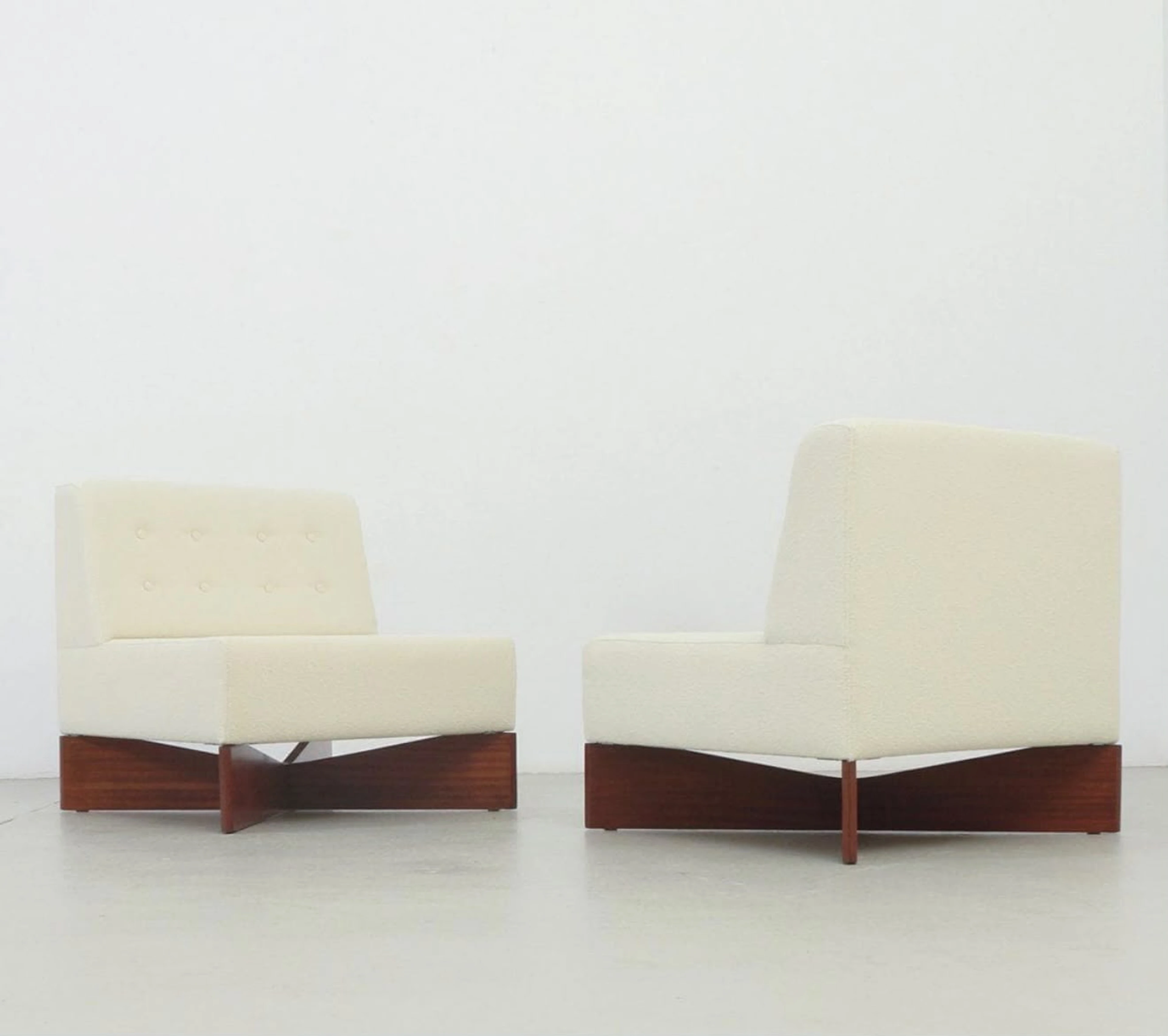 Pair of "Aquilon" Armchairs - 4