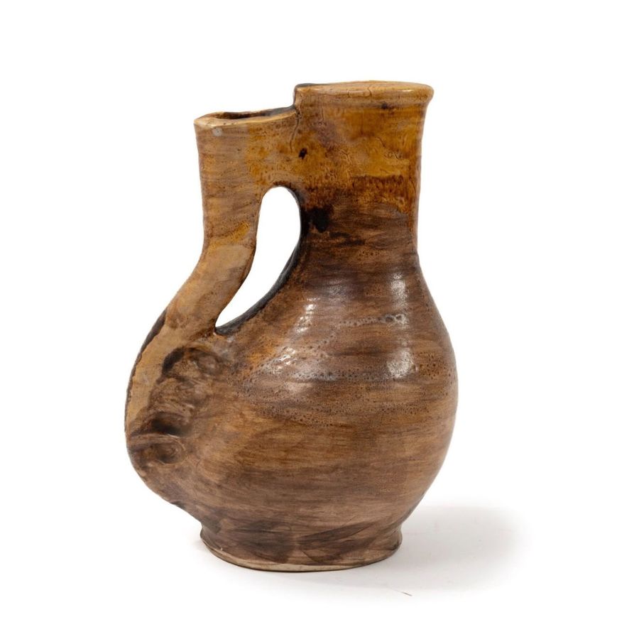 Zoomorphic Pitcher with Detached Handle
