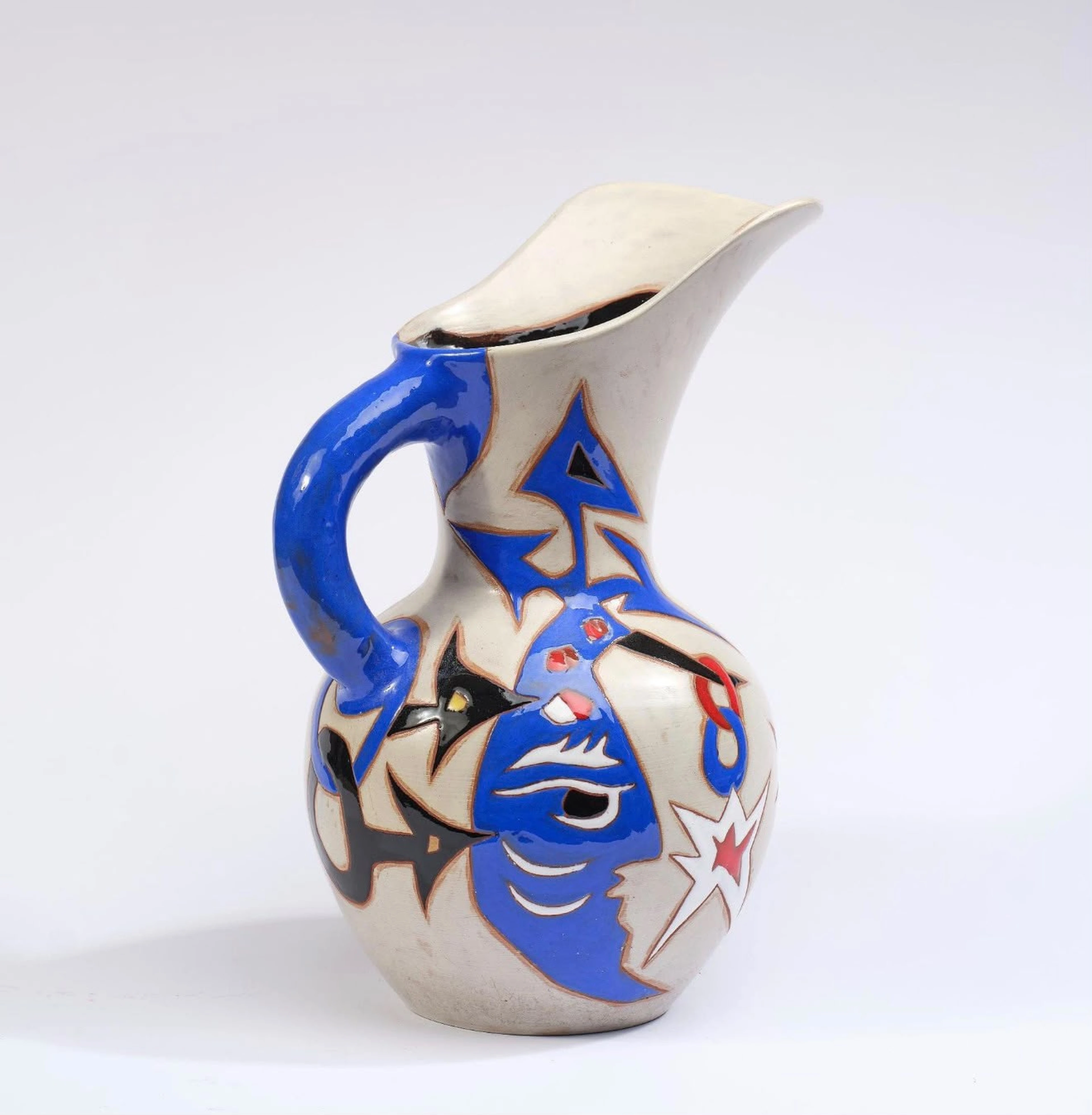 Large Ceramic Pitcher - 2