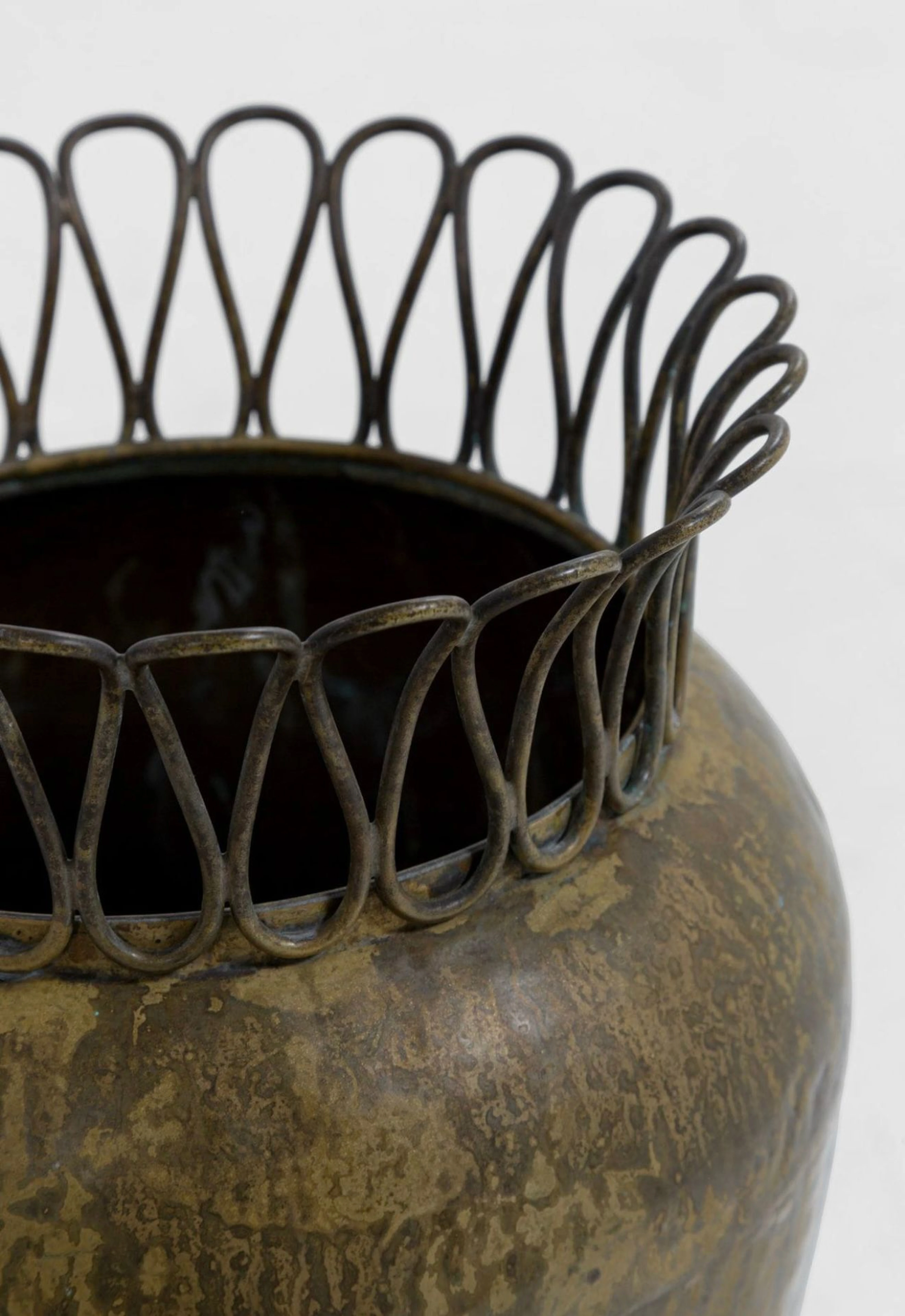 Large Brass Vase - 3
