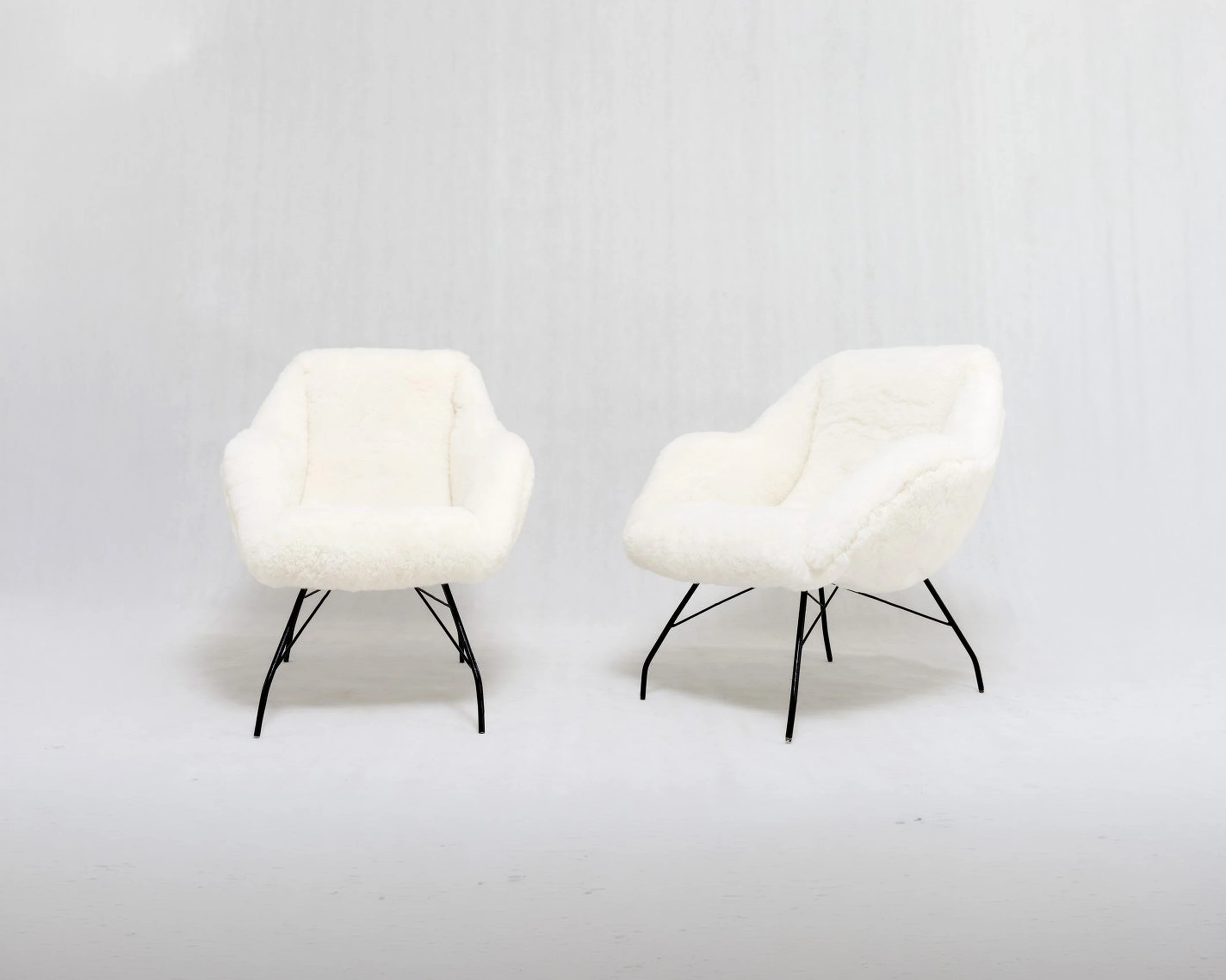 Pair of Shell Armchairs