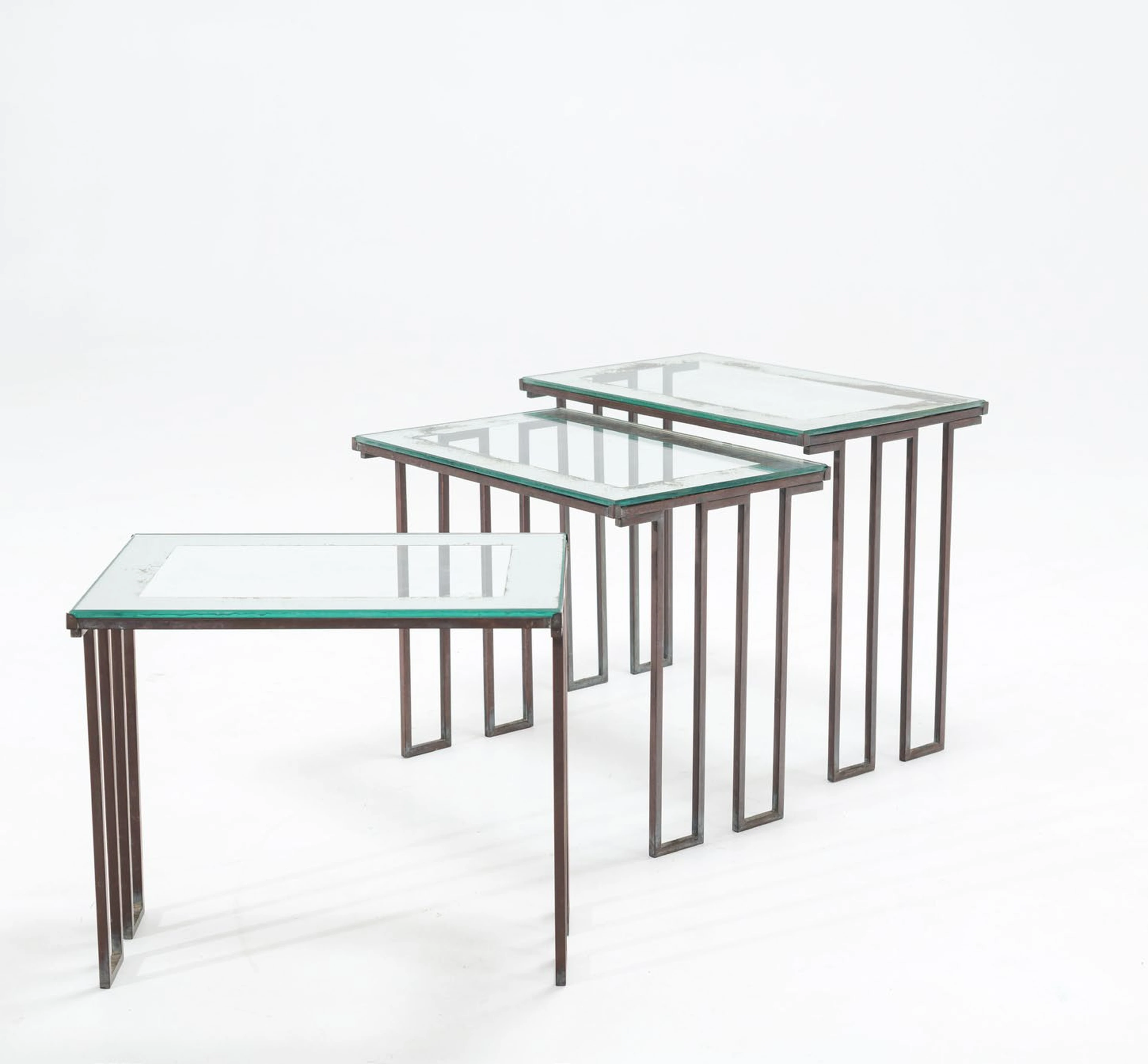 "Créneaux" Nesting Tables - 2