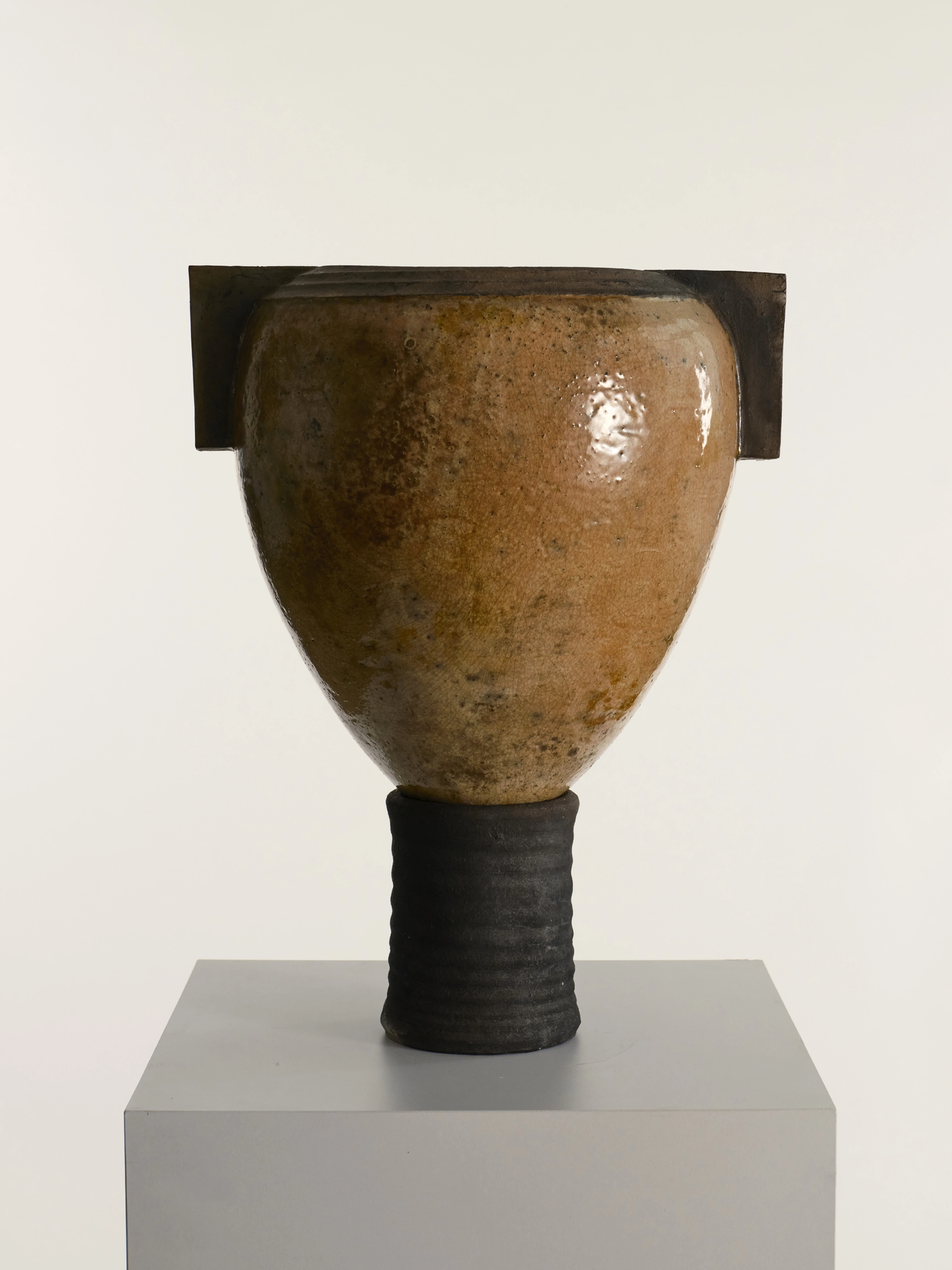 Raku Vase