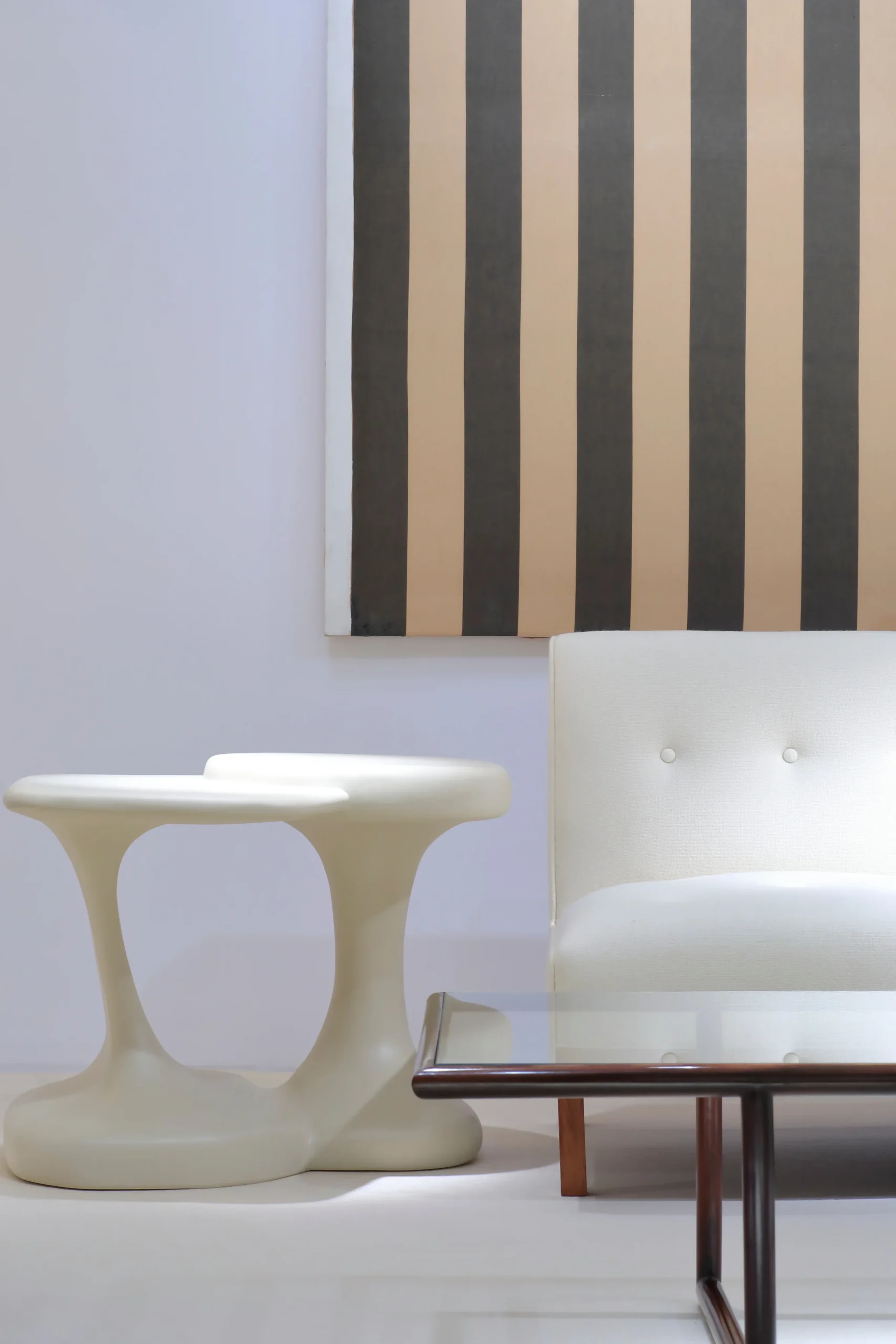 Erosion Side Tables in Plaster Hemp - 8