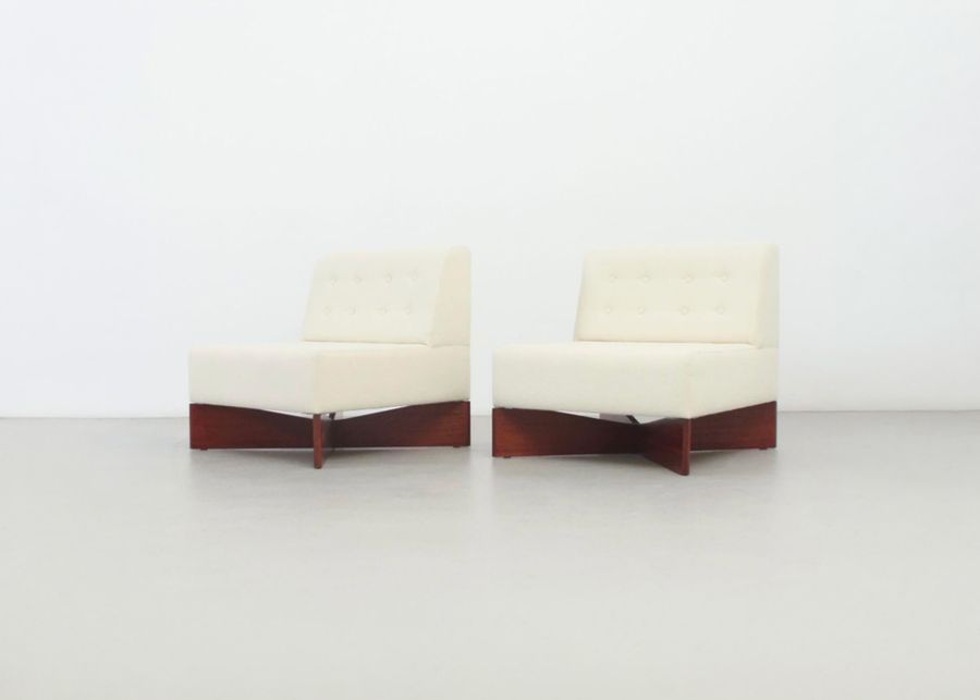Pair of "Aquilon" Armchairs