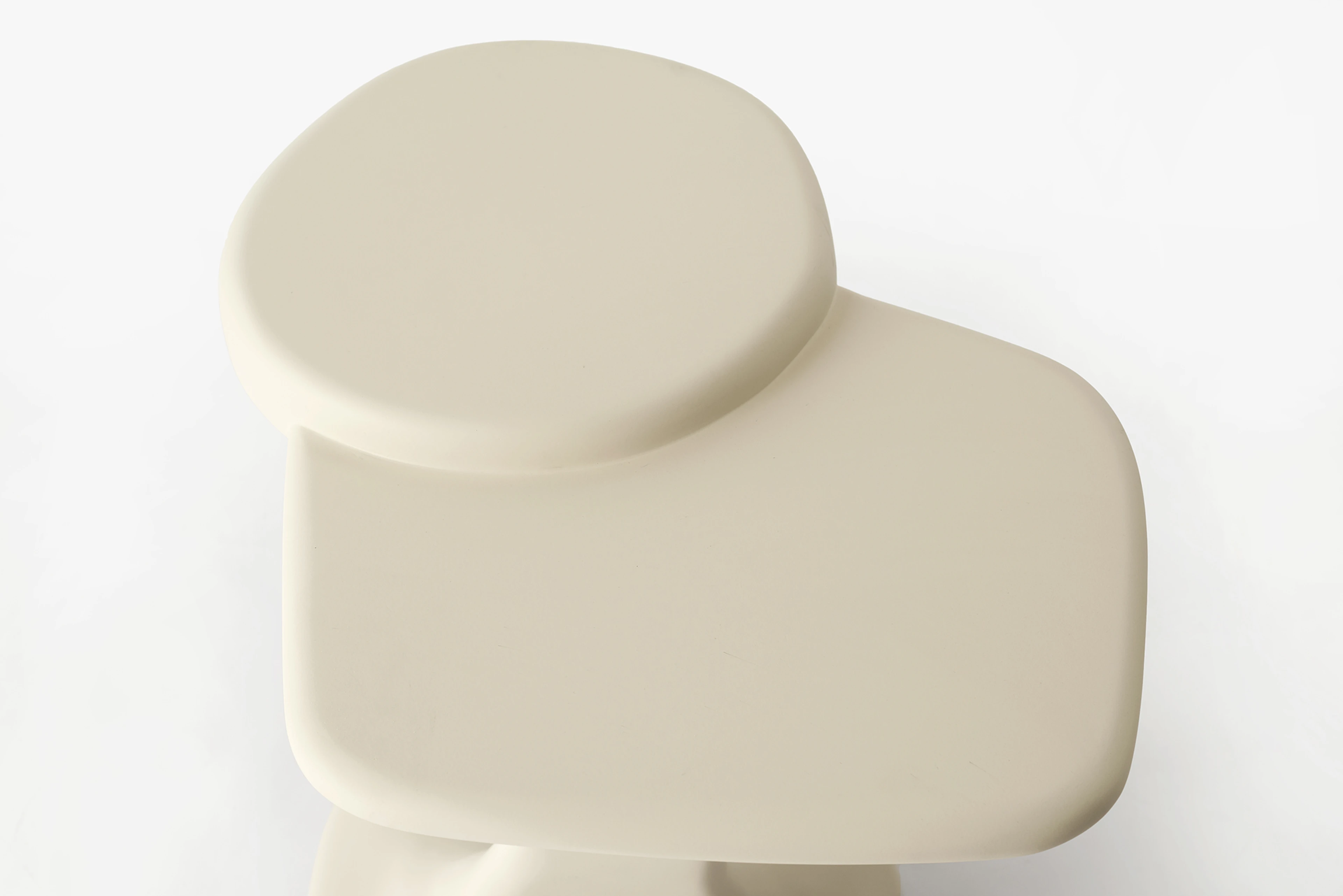 Erosion Side Tables in Plaster Hemp - 7