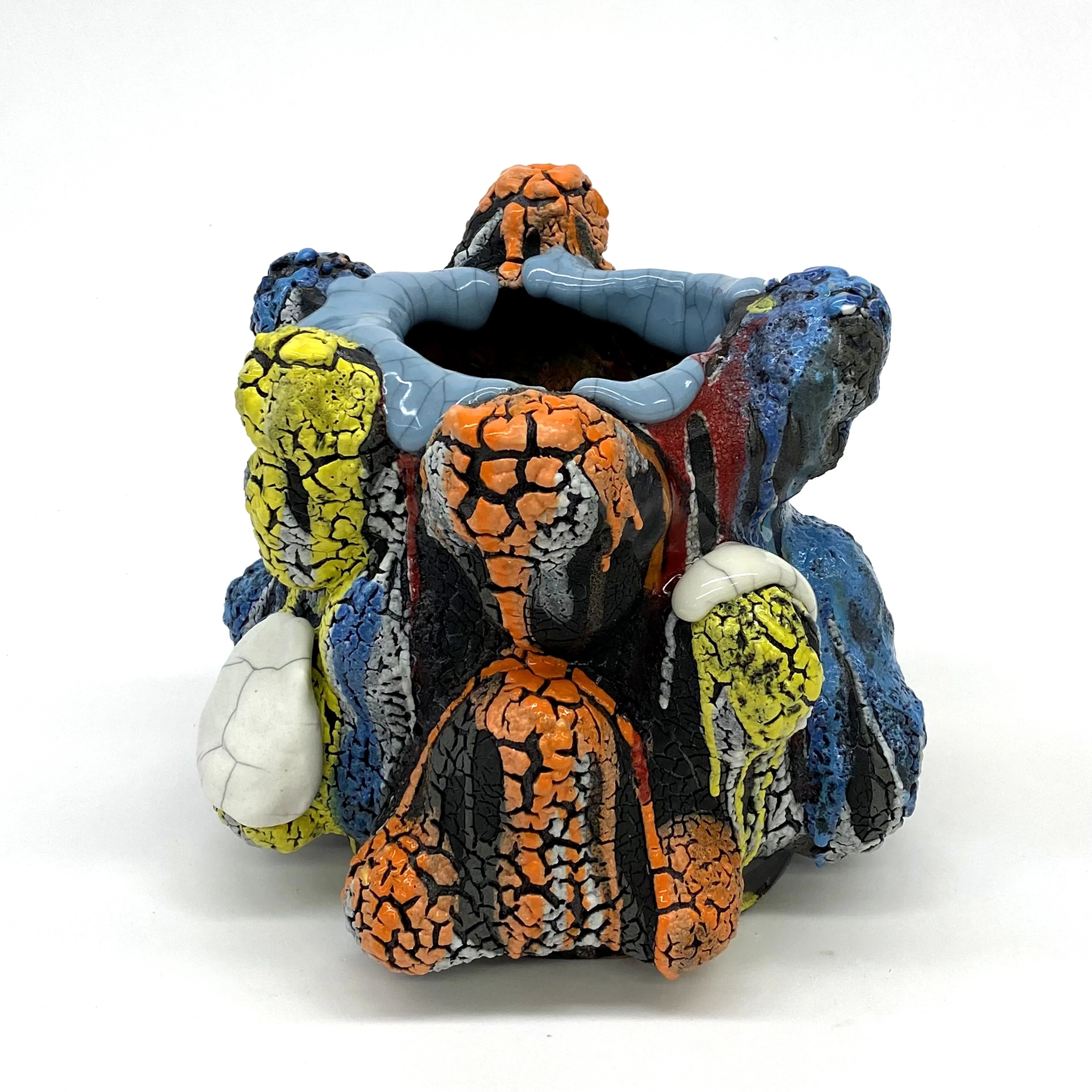 Cave Vessel: Yellow/Blue/Orange
