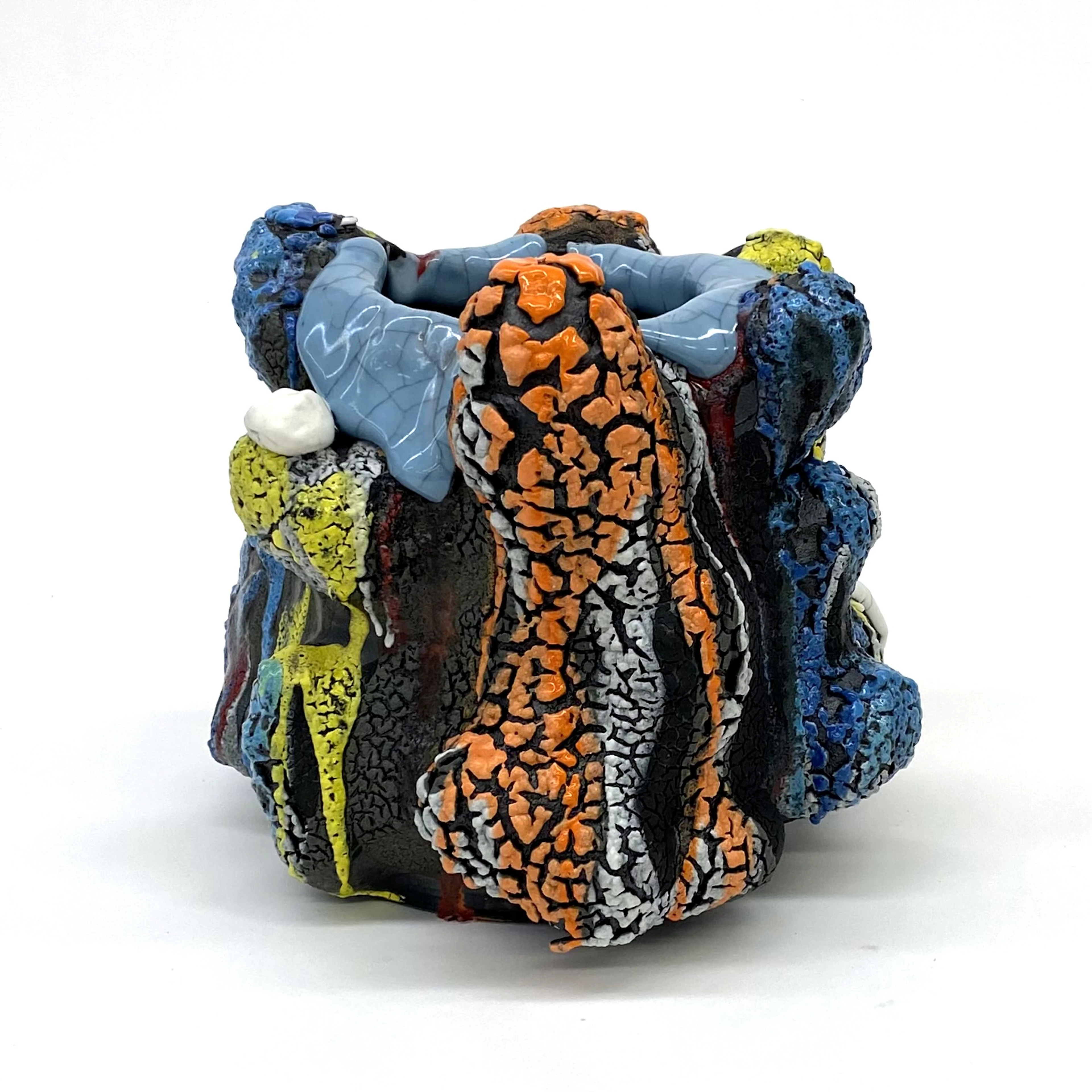 Cave Vessel: Yellow/Blue/Orange - 4