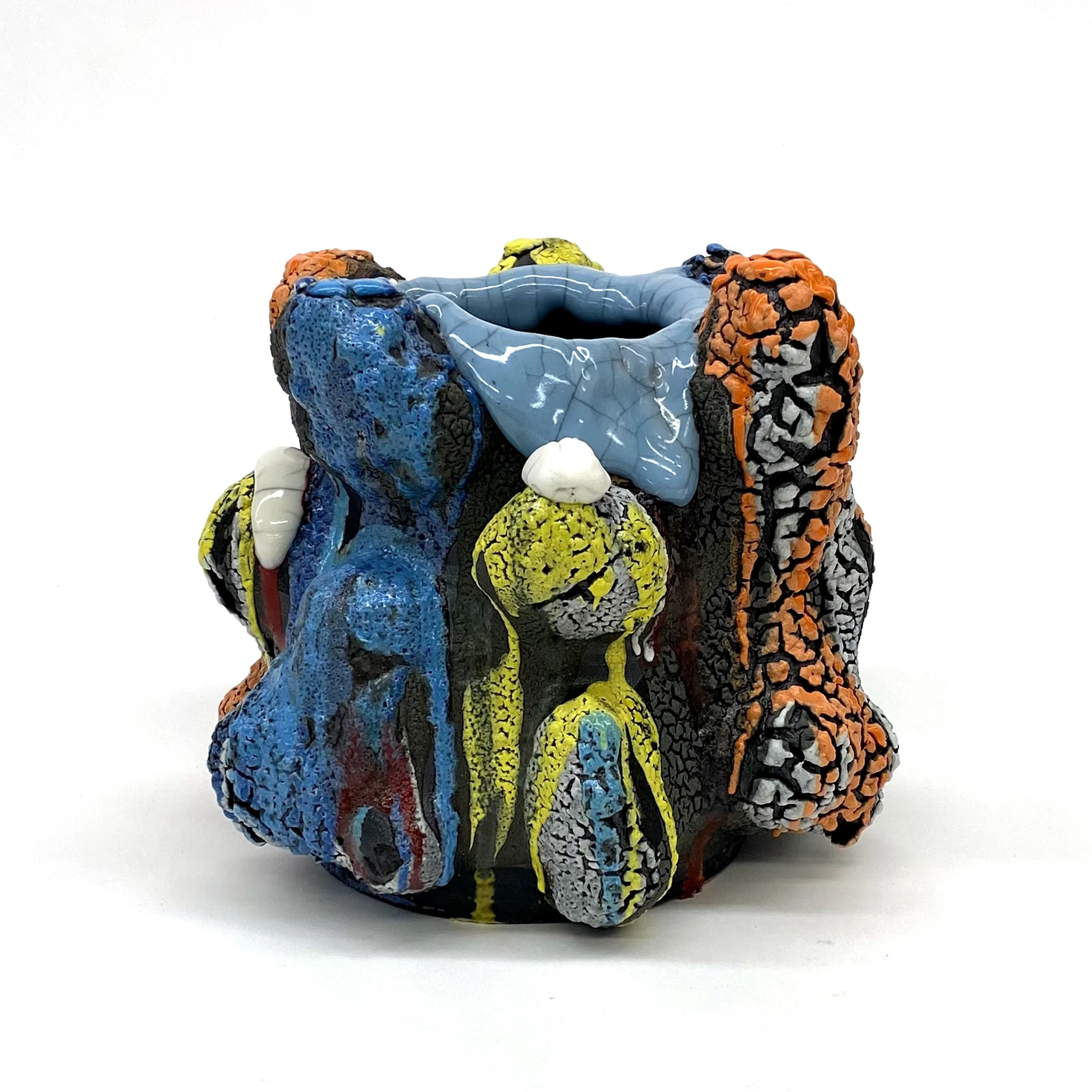 Cave Vessel: Yellow/Blue/Orange - 5