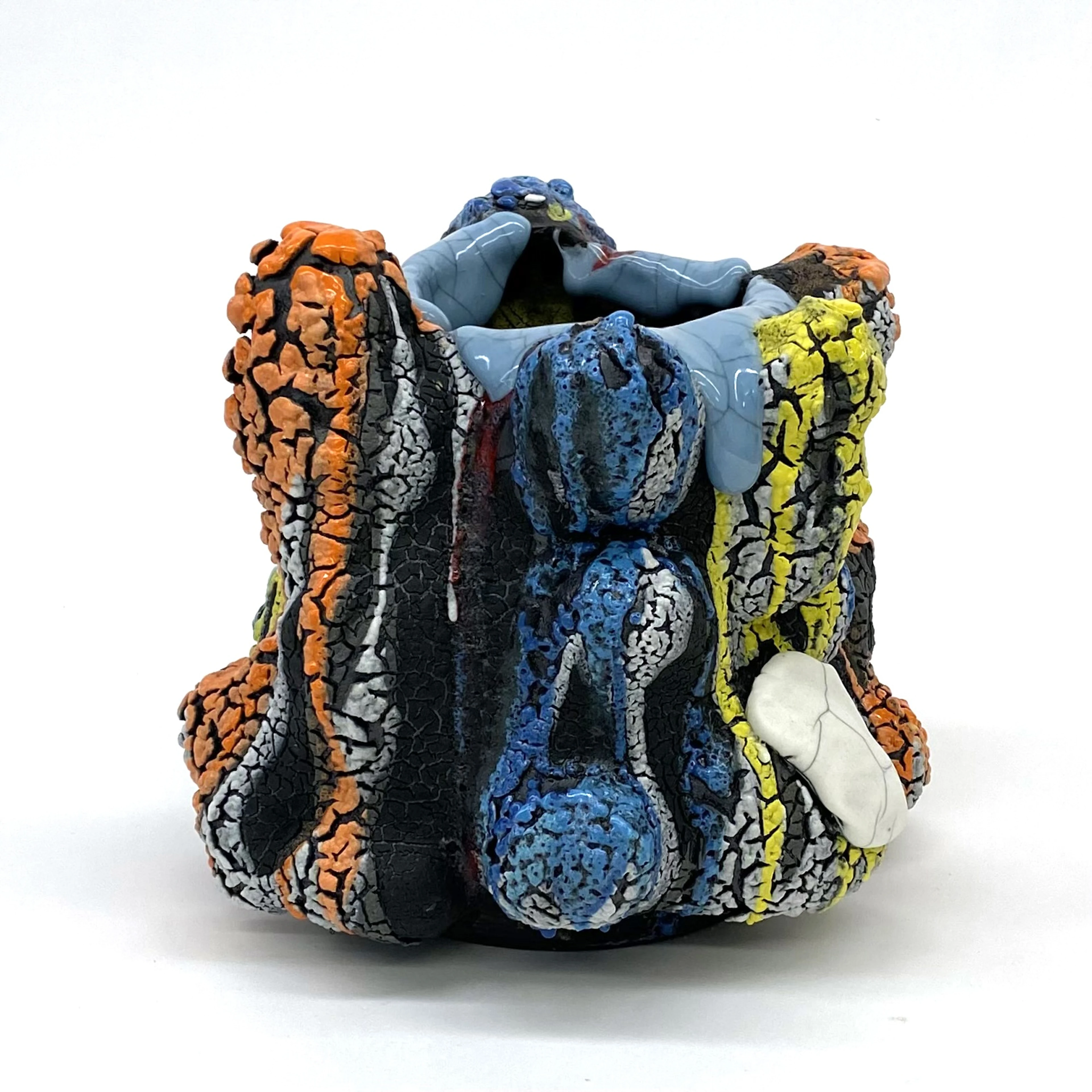 Cave Vessel: Yellow/Blue/Orange - 2
