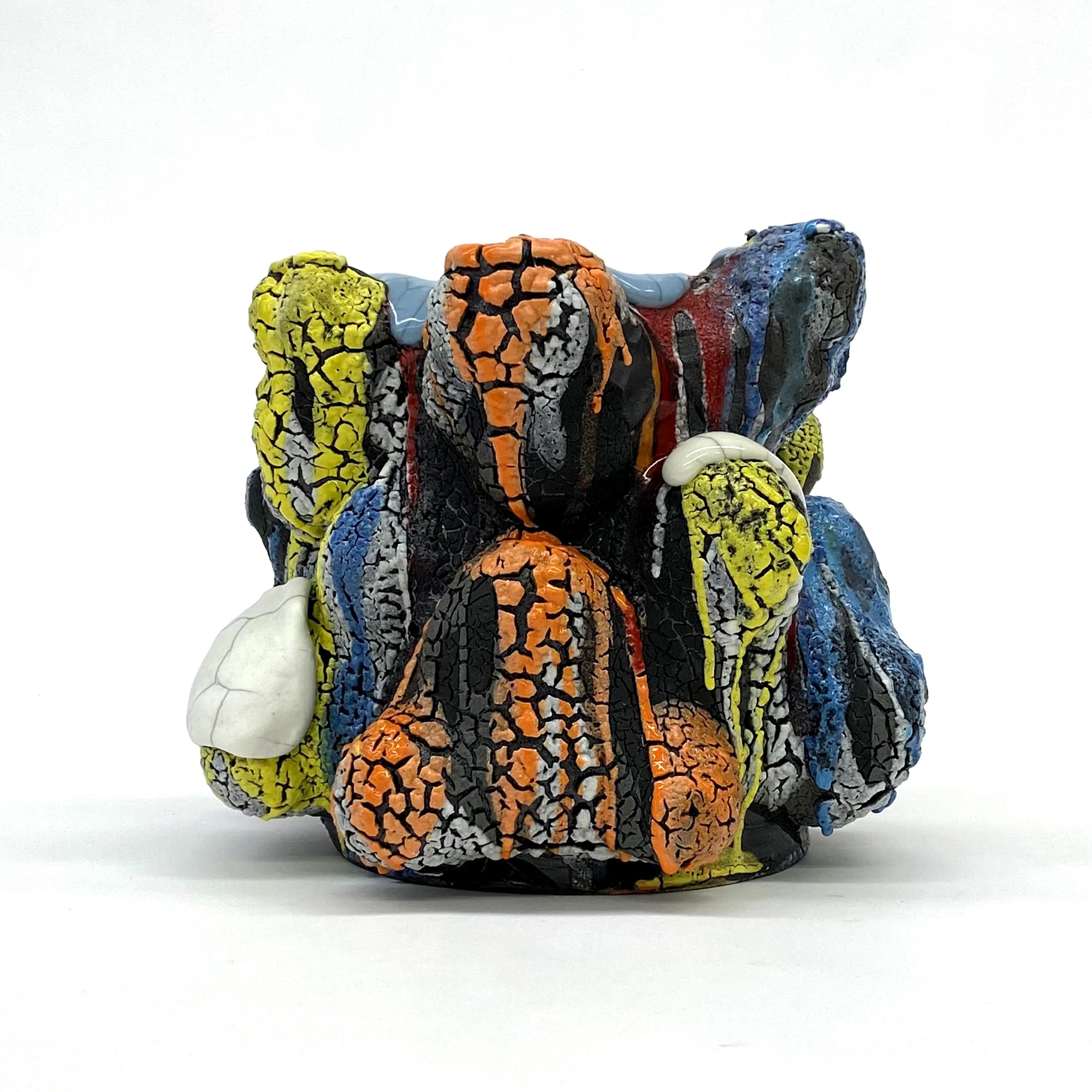 Cave Vessel: Yellow/Blue/Orange - 6