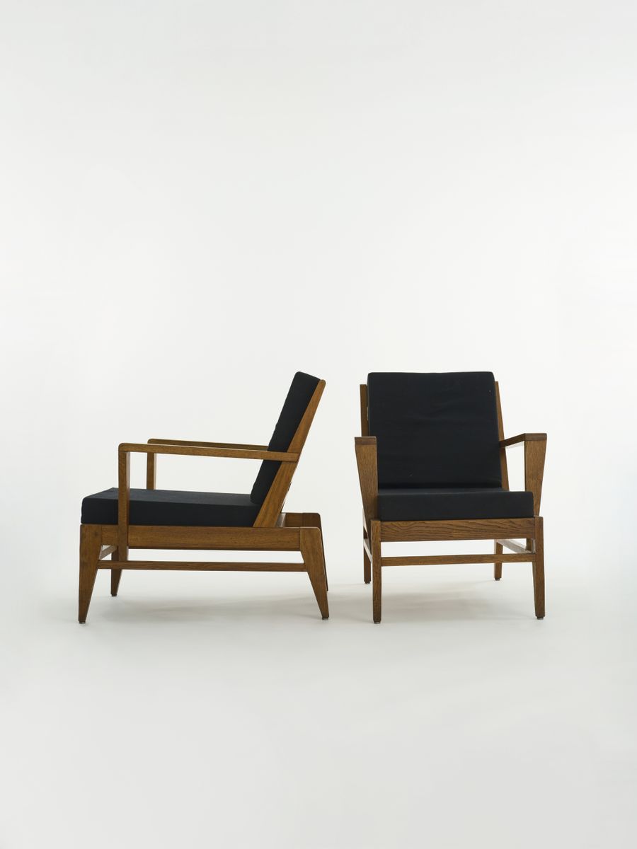 Pair of Low Armchairs