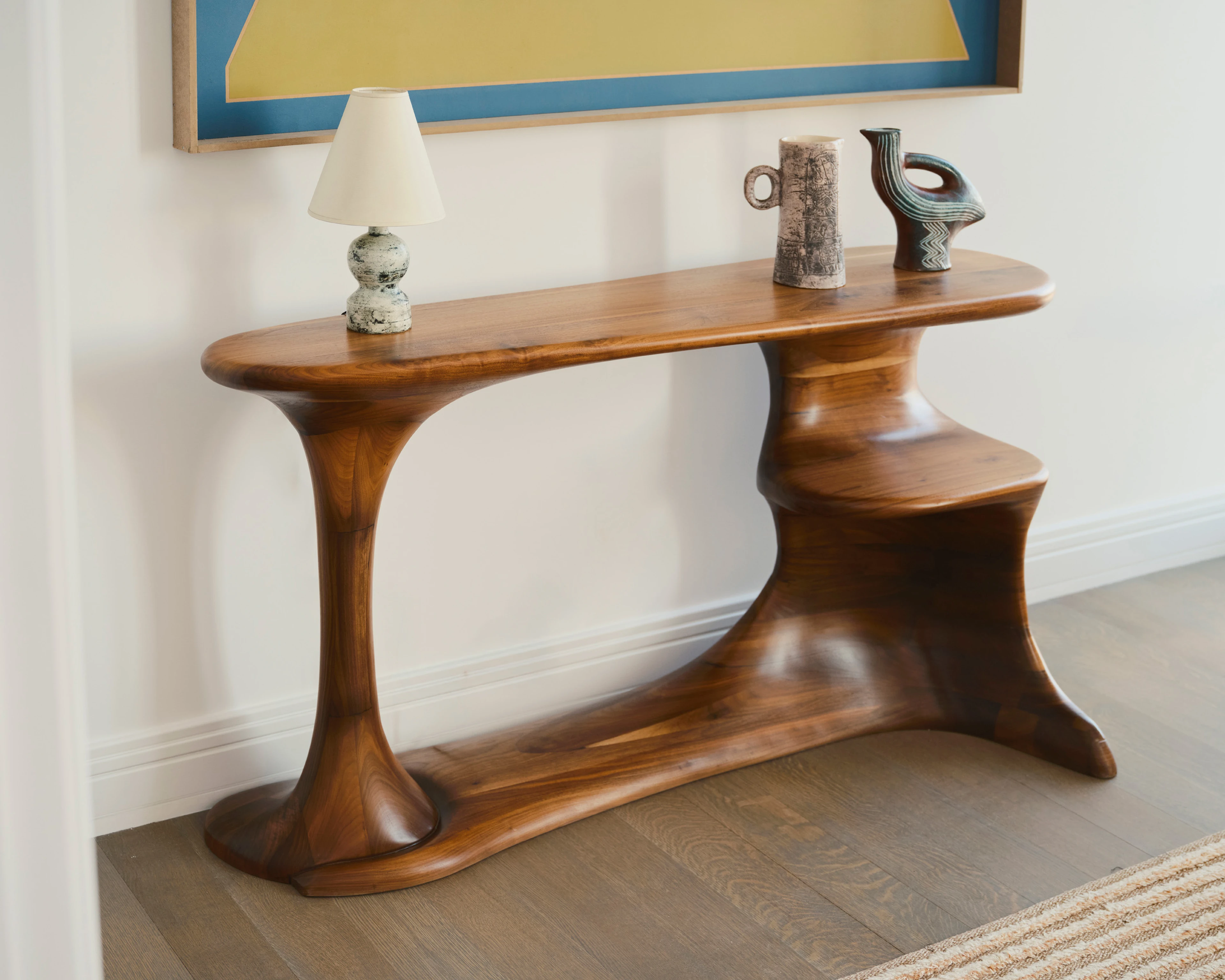 Erosion Console in Walnut - 6