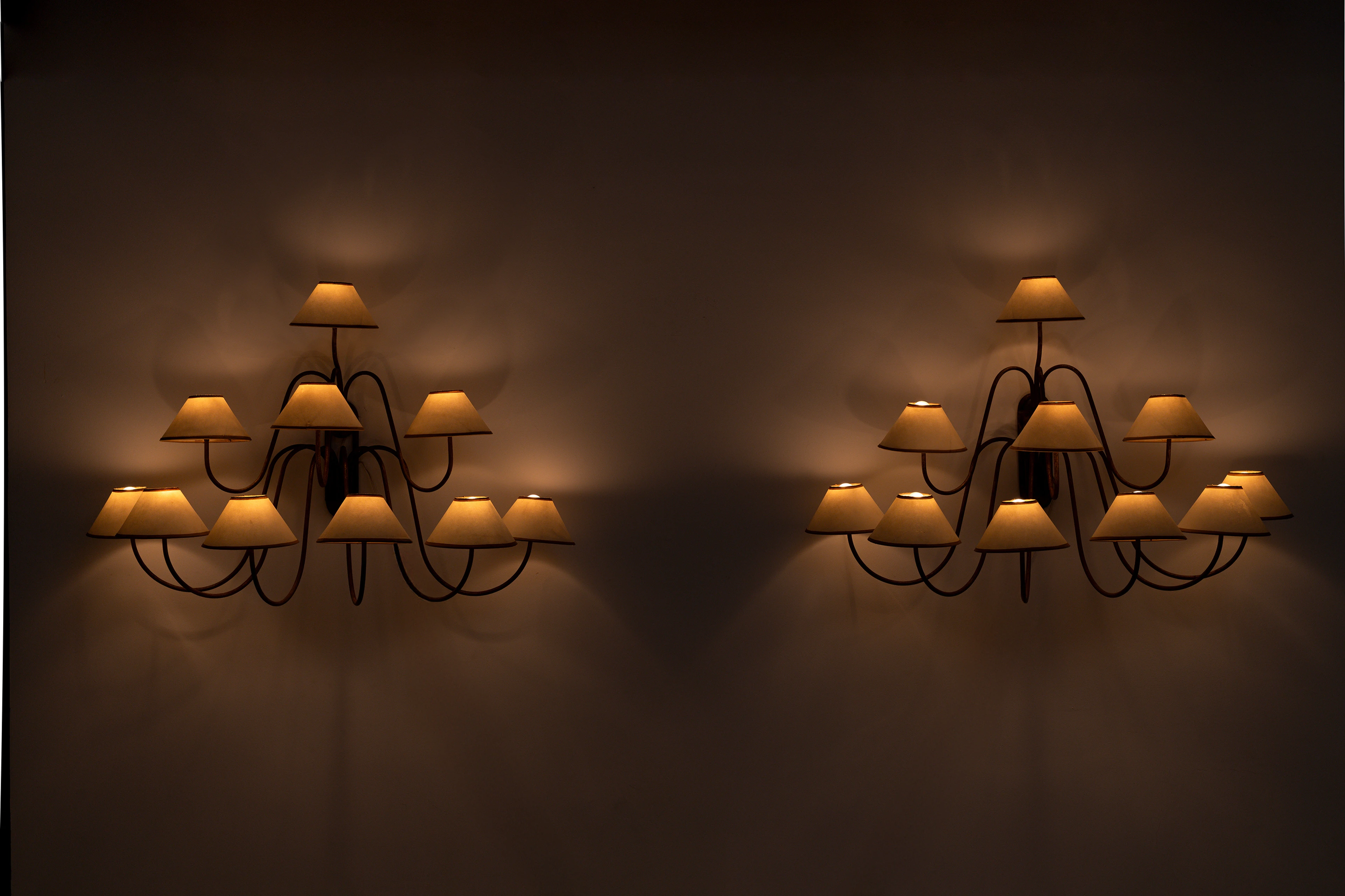 Pair of Bouquet Wall Lights - 6
