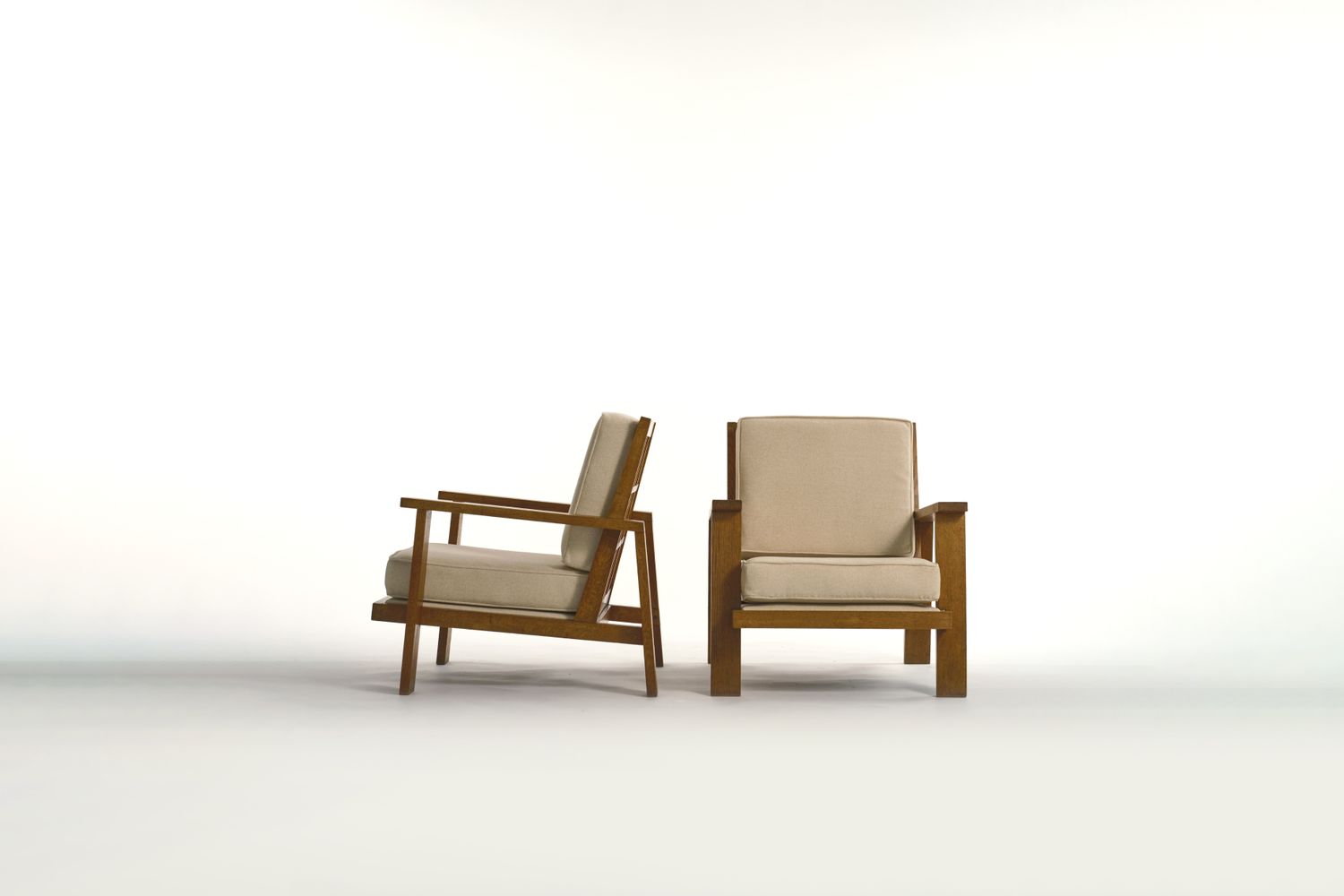 Pair of 'RG518' Armchairs