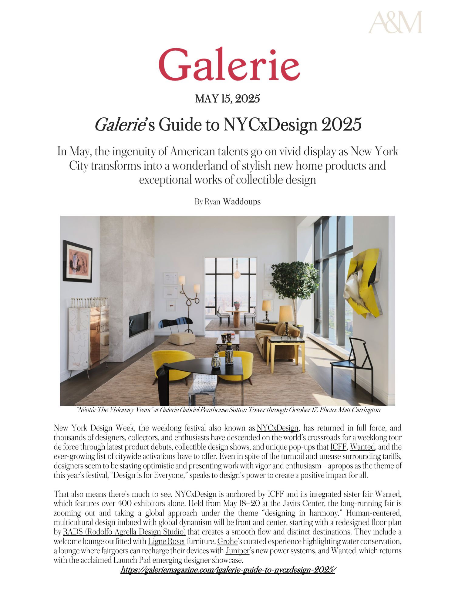 Galerie's Guide