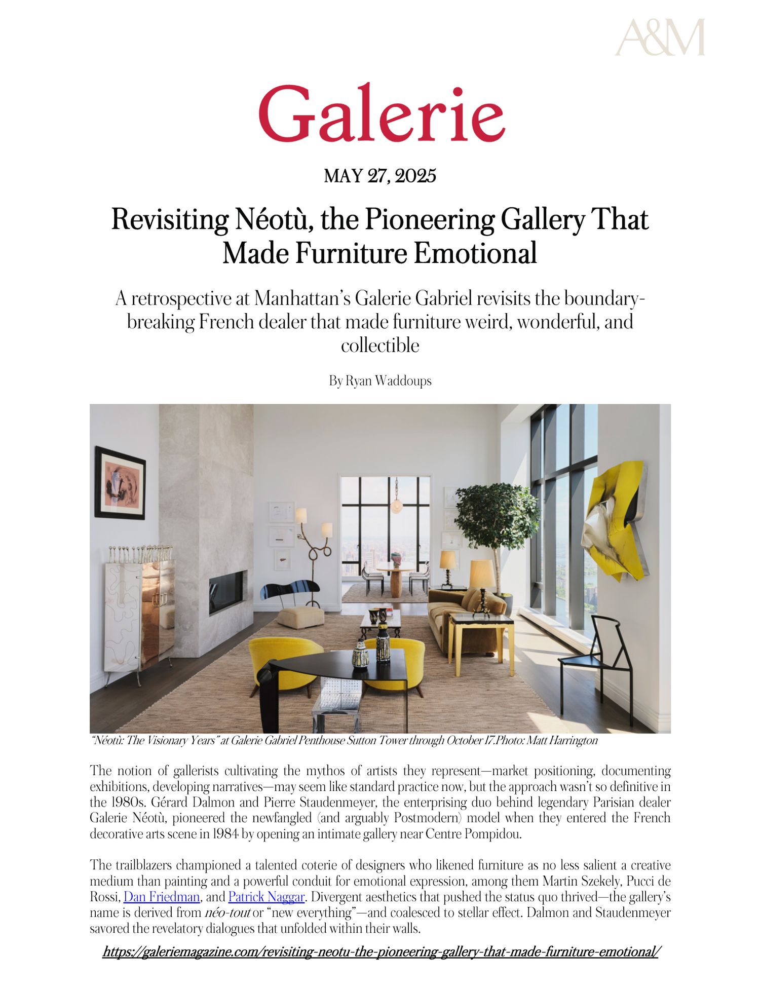 Galerie's Guide