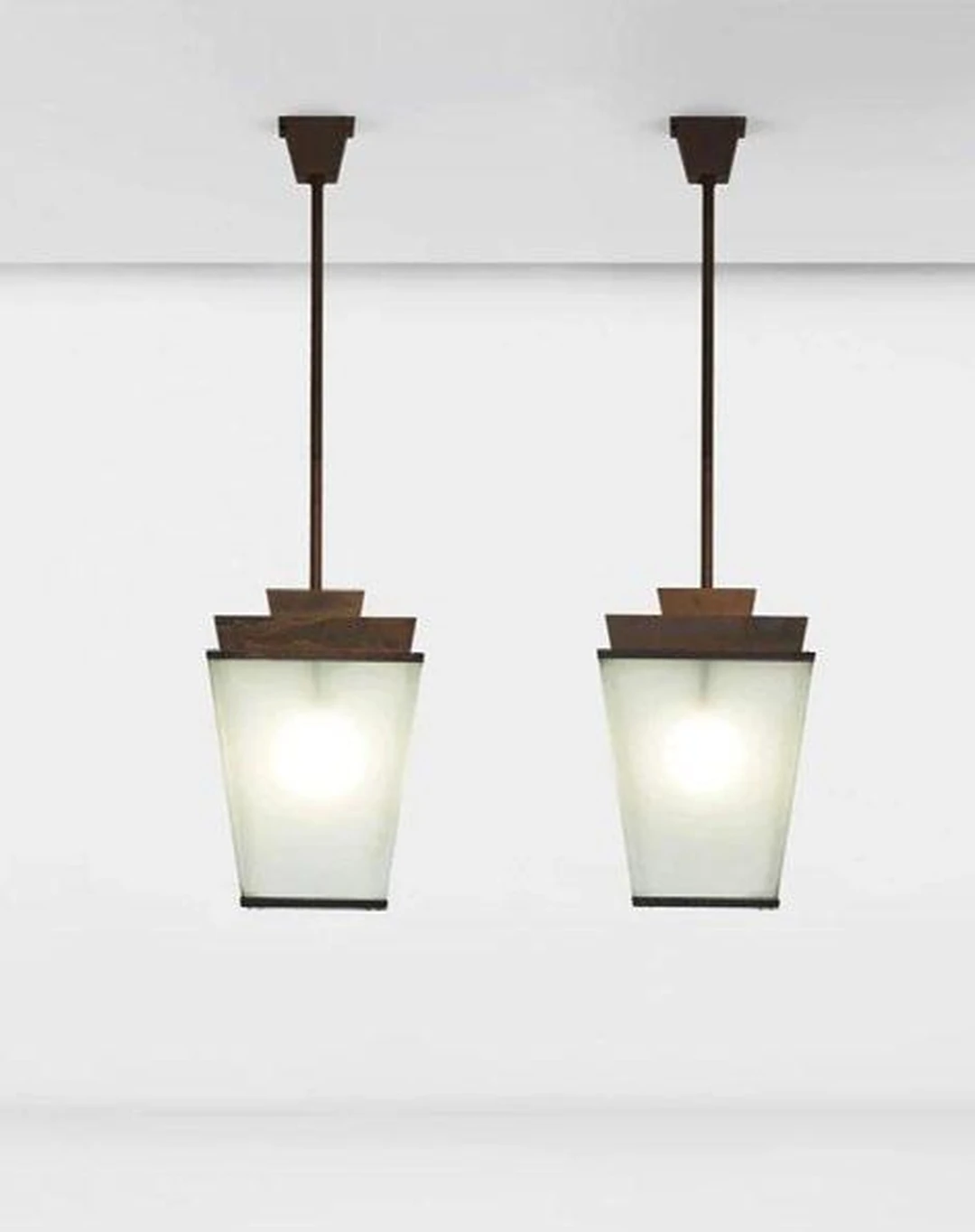 Pair of Monumental Lanterns