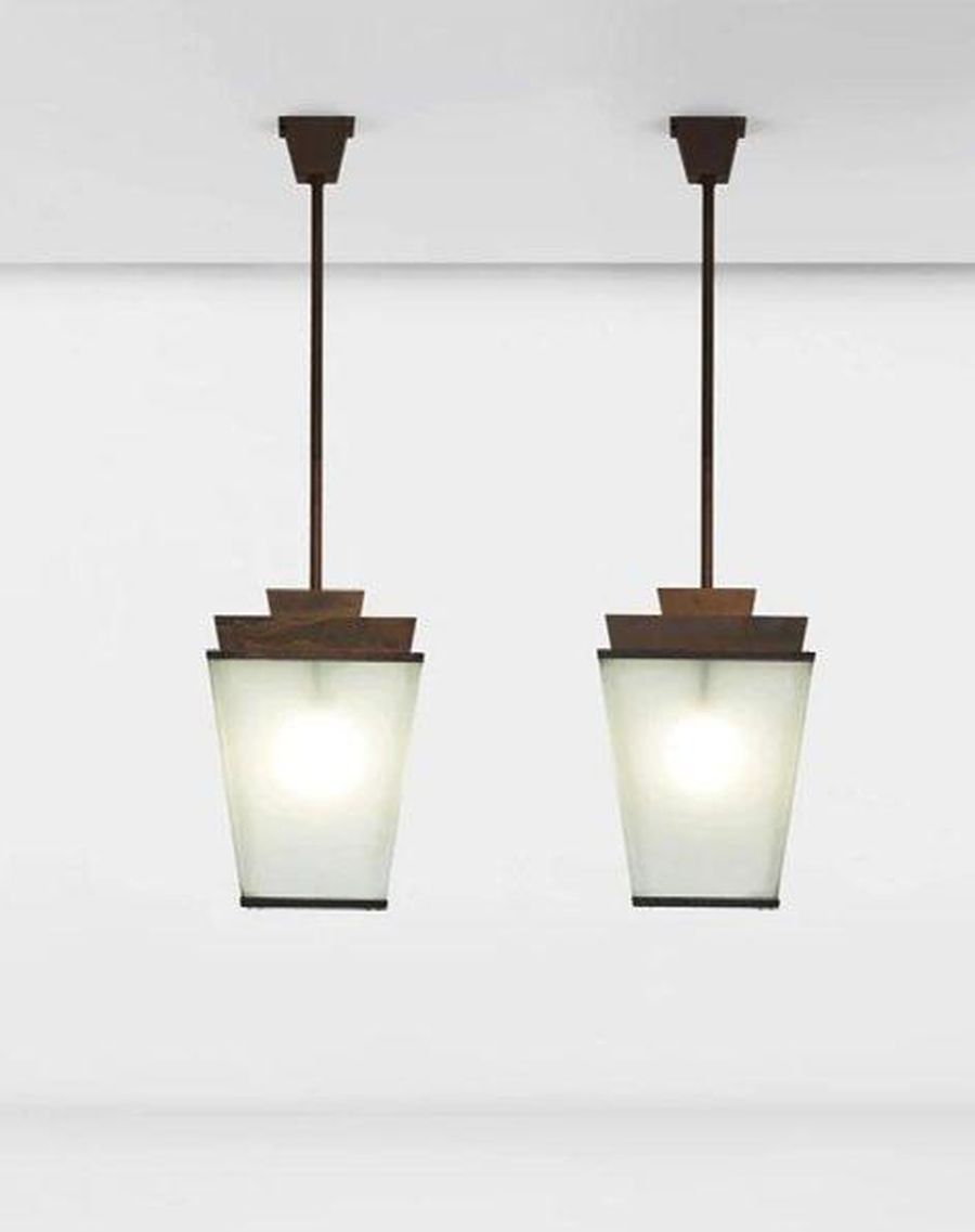 Pair of Monumental Lanterns