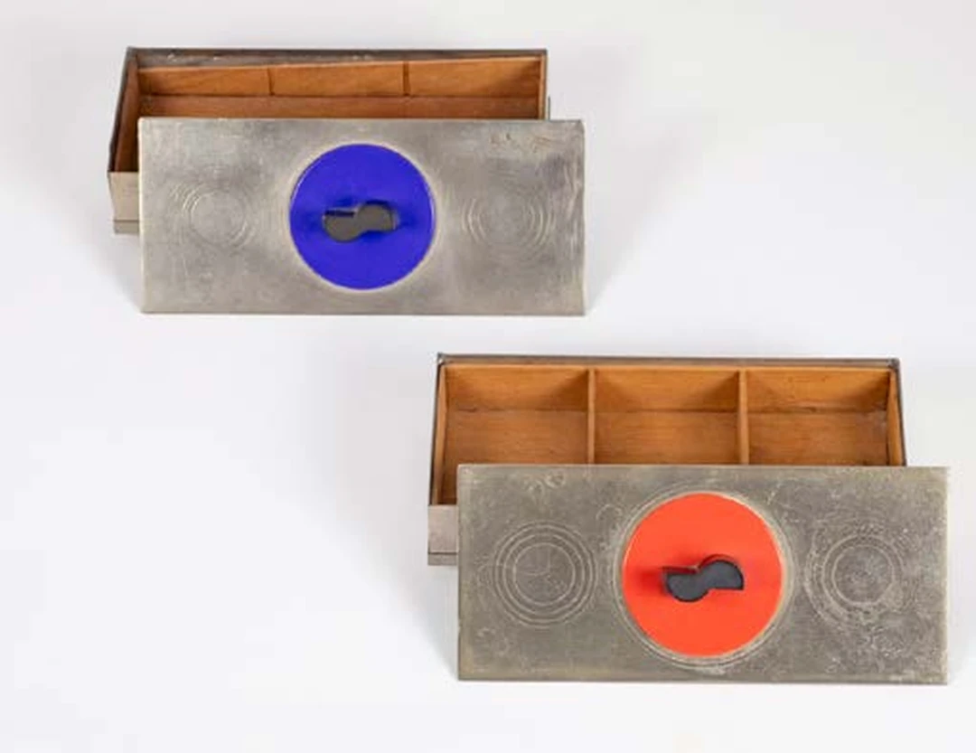 Art Deco Chrome Box - 2